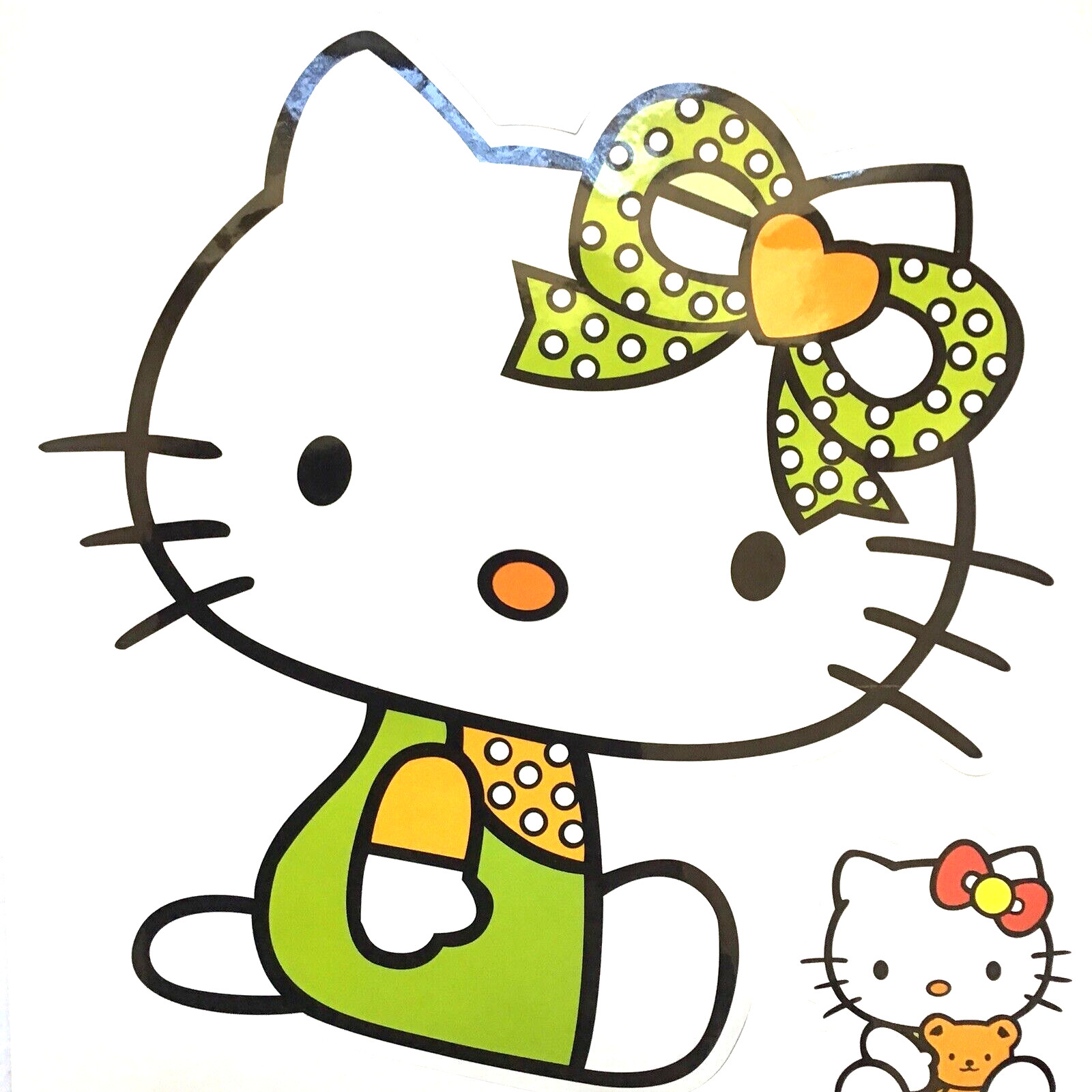 Hello Kitty Vinyl Sticker For Kids Room / Play room / Classroom / Party St-70
