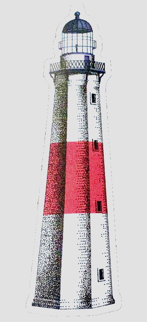 Montauk Point Lighthouse Long Island New York Sticker *NEW* Measures 1.5" x 3"