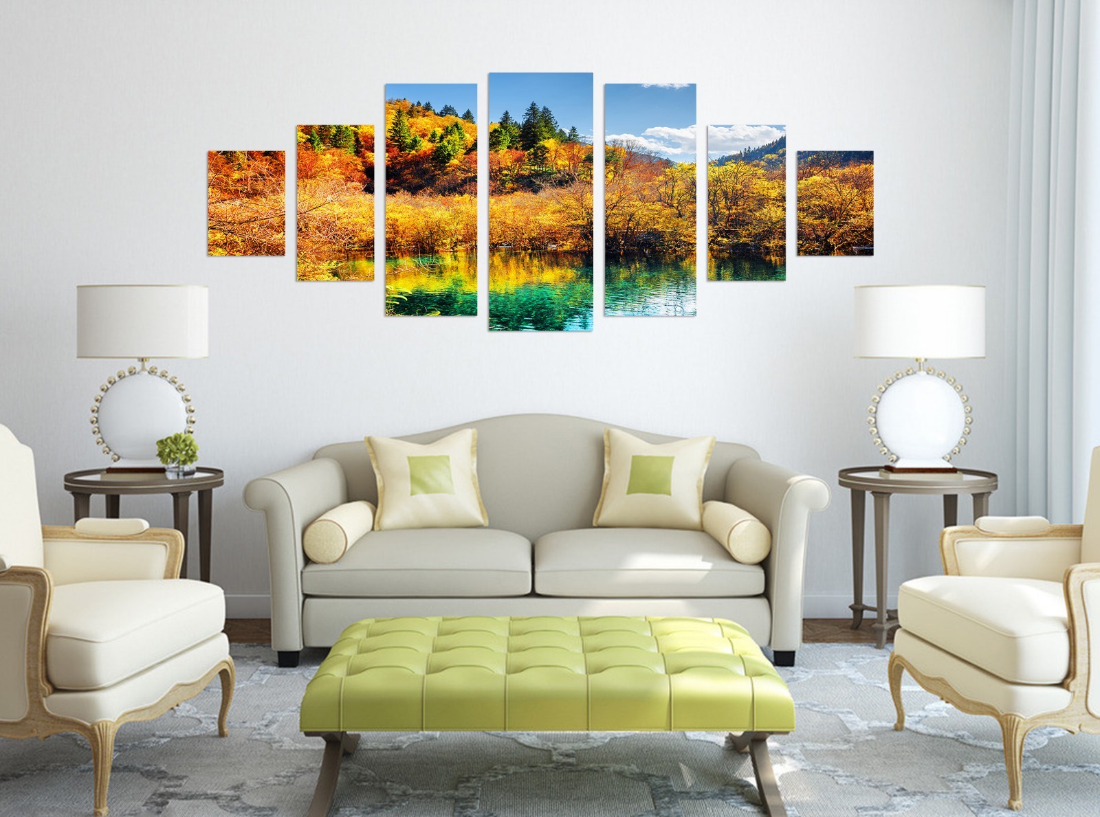 3D Forest Fall 772 Unframed Print Wall Paper Decal Wall Deco Indoor AJ Jenny