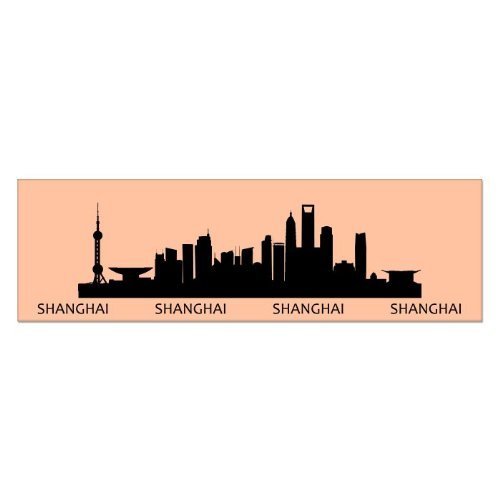 Shanghai City Skyline Car Vinyl Sticker – SELECT SIZE