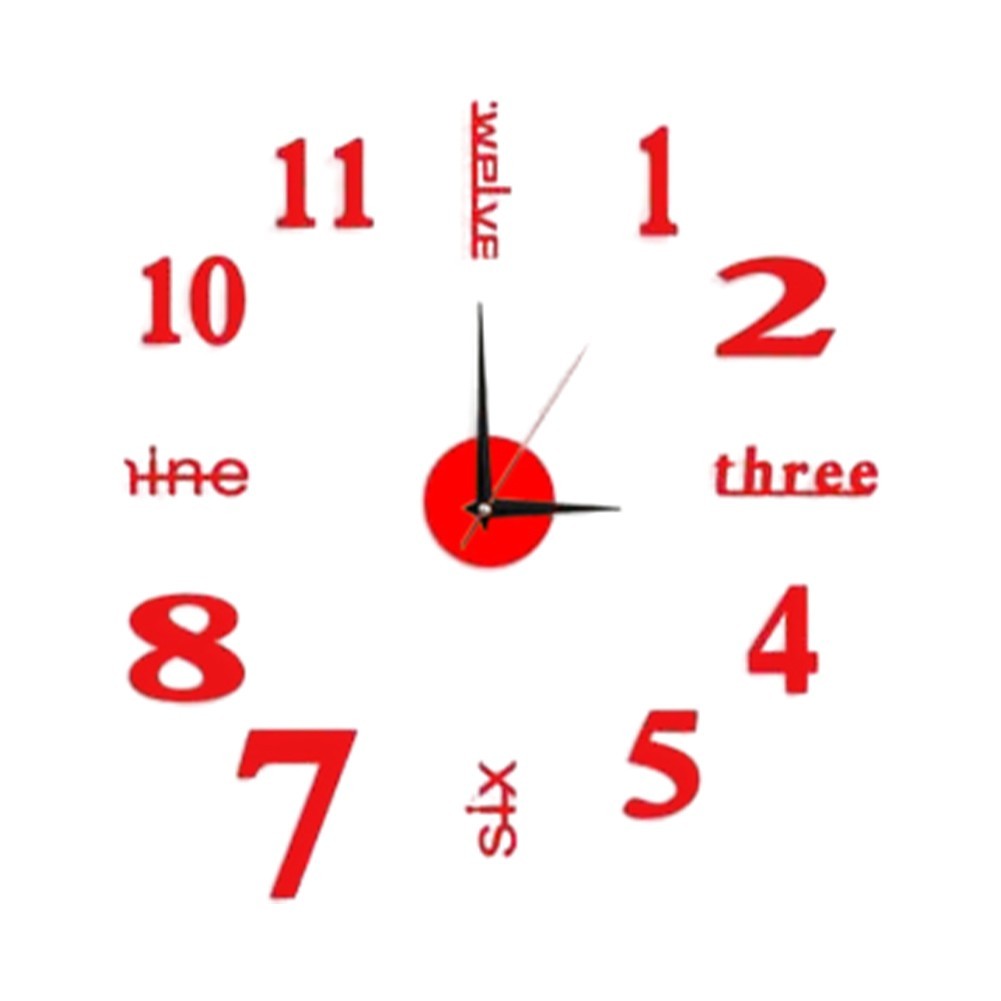 Home Decoration Living Room Clocks Tiles Waterproof Japanese Technology