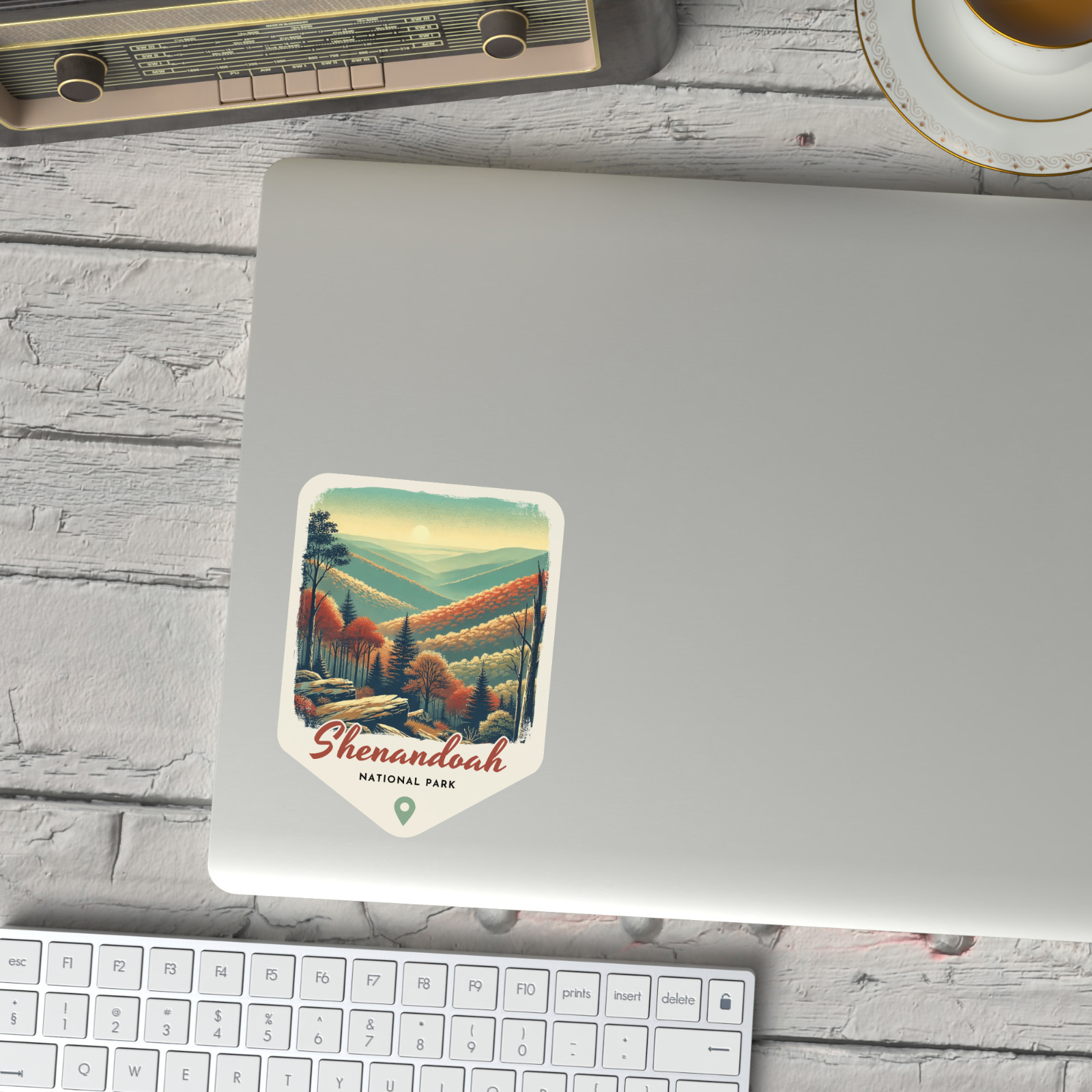 Shenandoah National Park Virginia Sticker Retro Style Waterproof Vinyl Decal