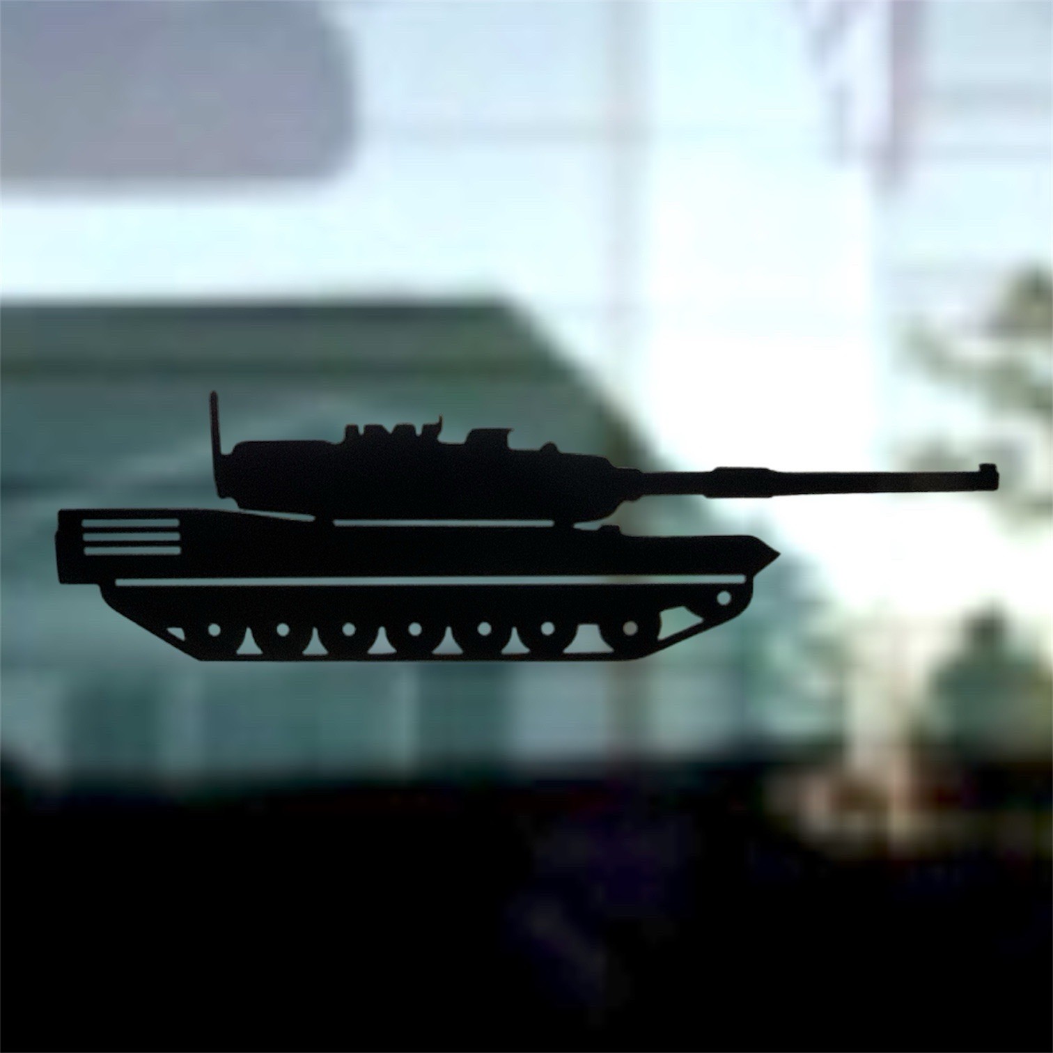 Military Tank Decal for car Windows Laptops most Smooth Surfaces
