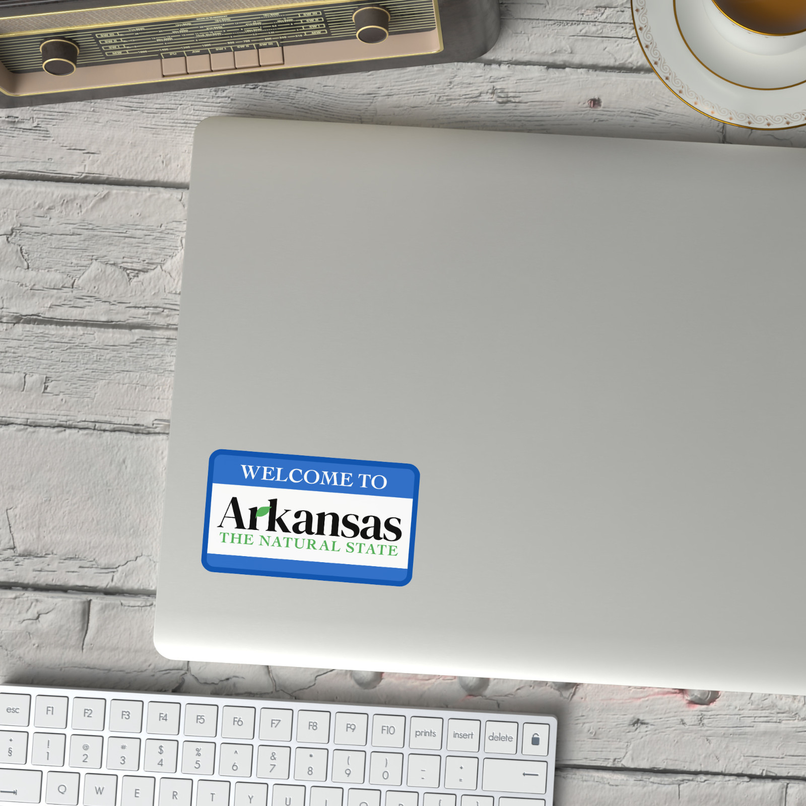 Welcome to Arkansas Sticker The Natural State Vinyl Decal Waterproof Travel