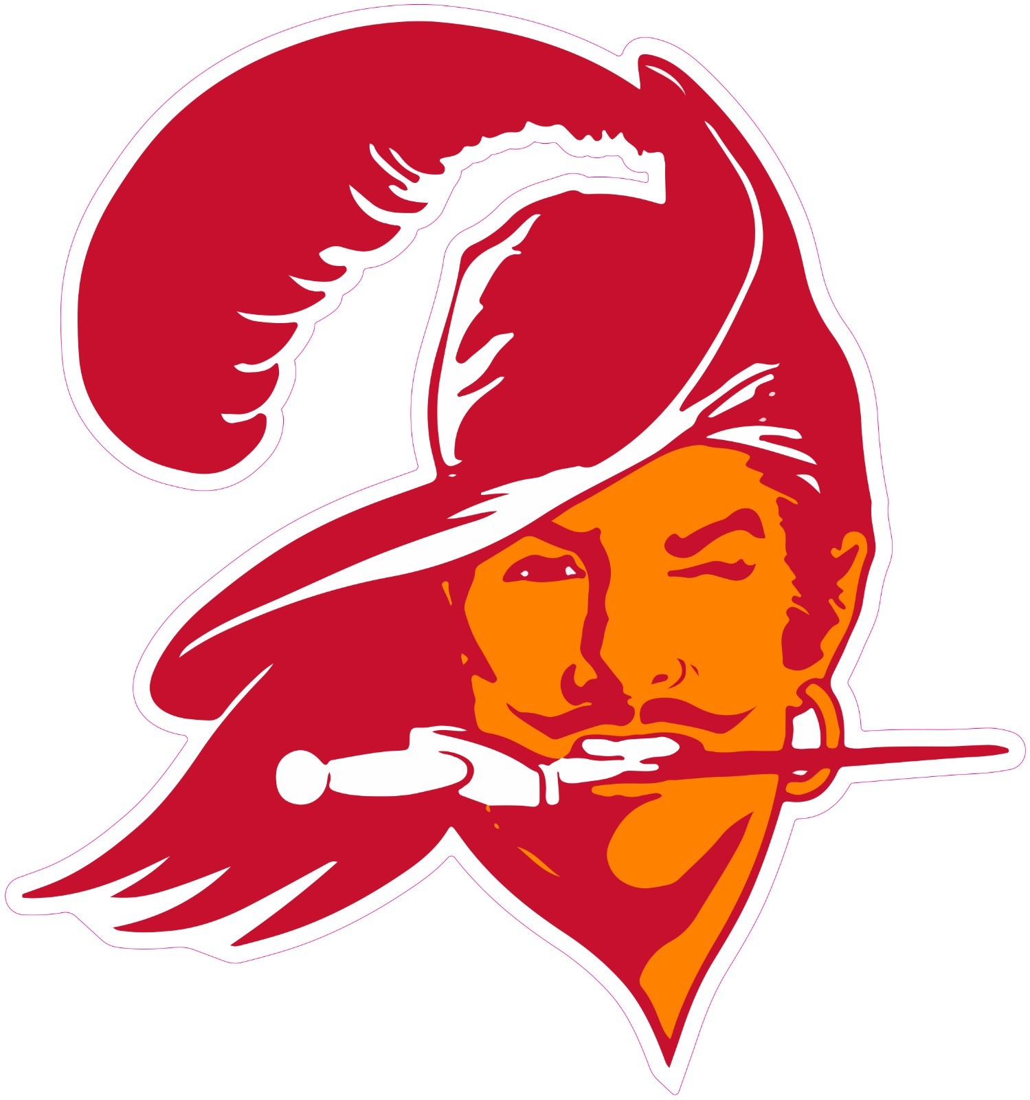 Tampa Bay Buccaneers 1976 Football Vinyl Decal Sticker Car Truck Bumper Tumbler