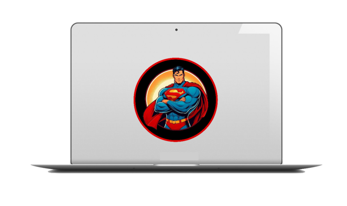 Superman (Modern) – 4" Vinyl Decal Car Cooler Laptop Truck Smoker Trailer Bar 25