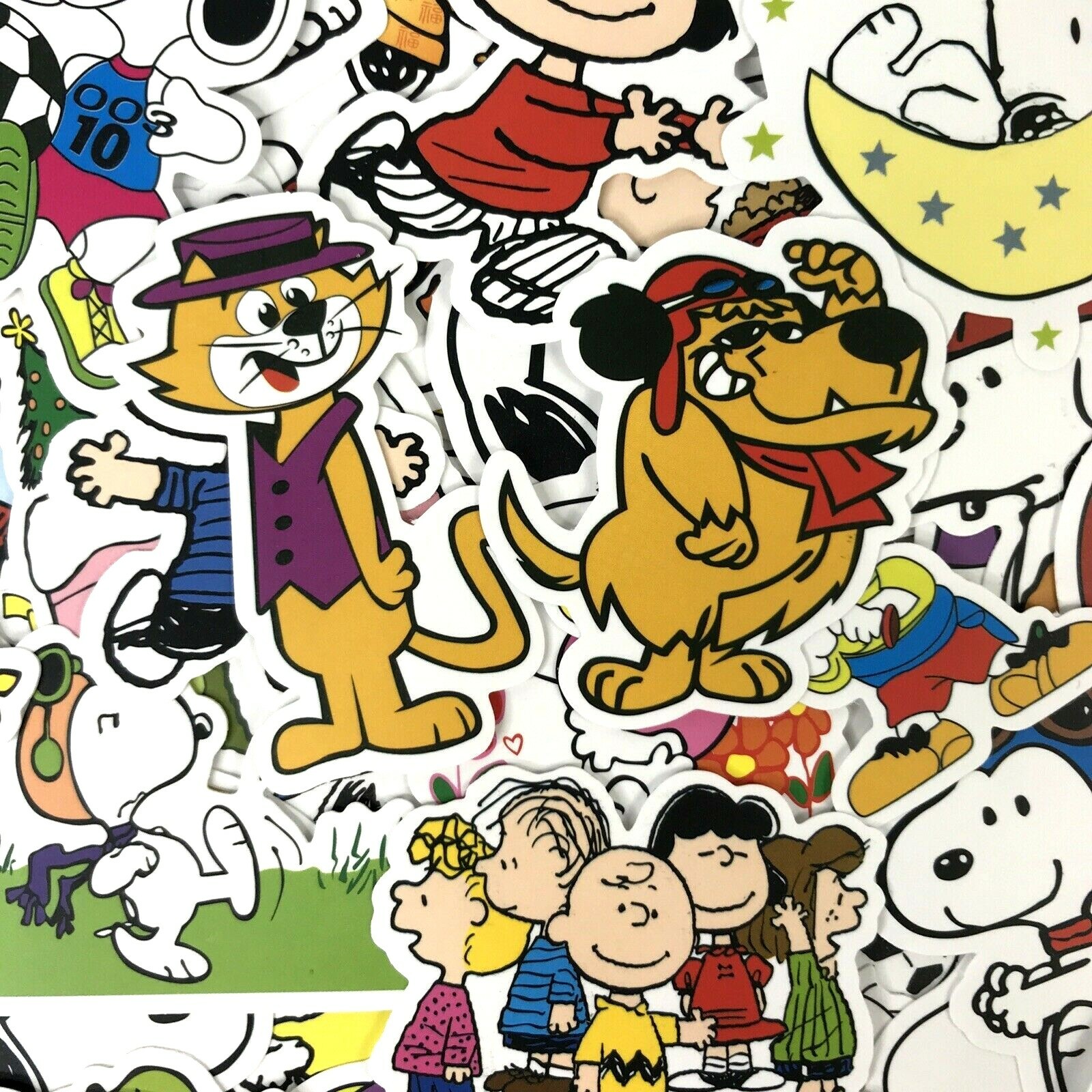Random 50 Piece Snoopy Phone Laptop Water Bottle Decal Sticker Pack