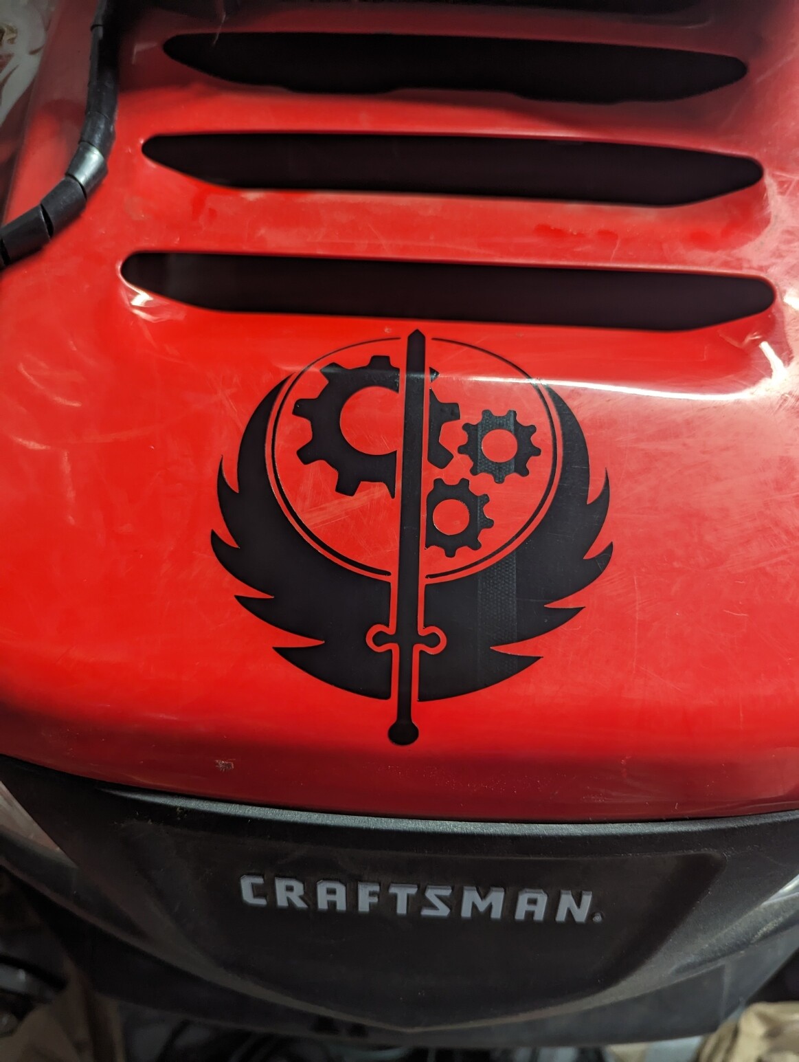Brotherhood of Steel logo from Fallout video game series decal you choose color