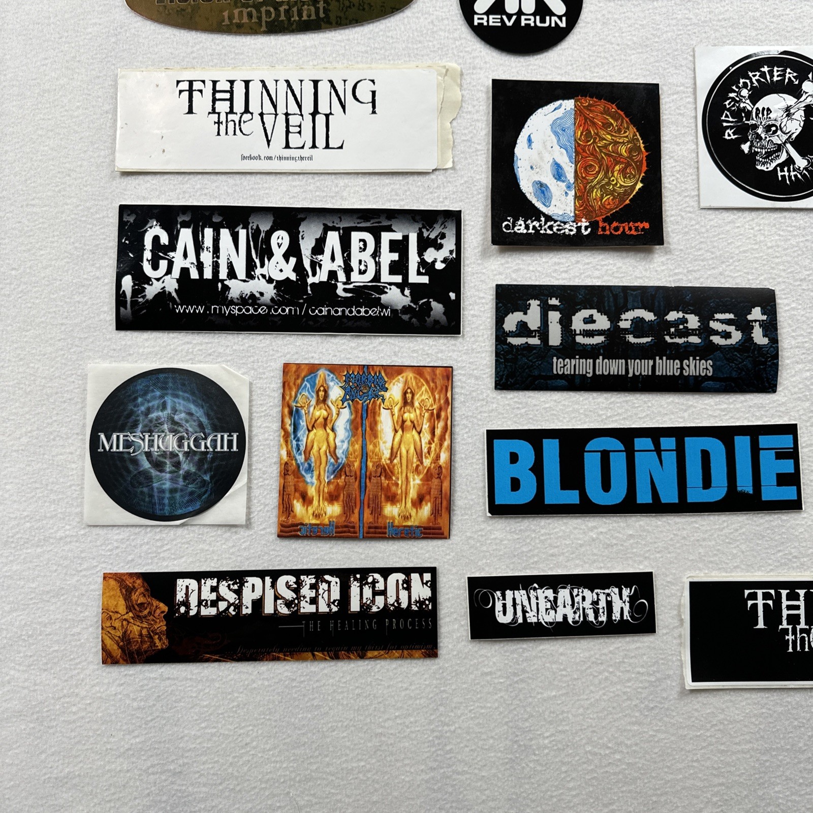 Lot 32 2000s Rock Metal Pop Music Bands Decal Vinyl Stickers Halestorm Shinedown
