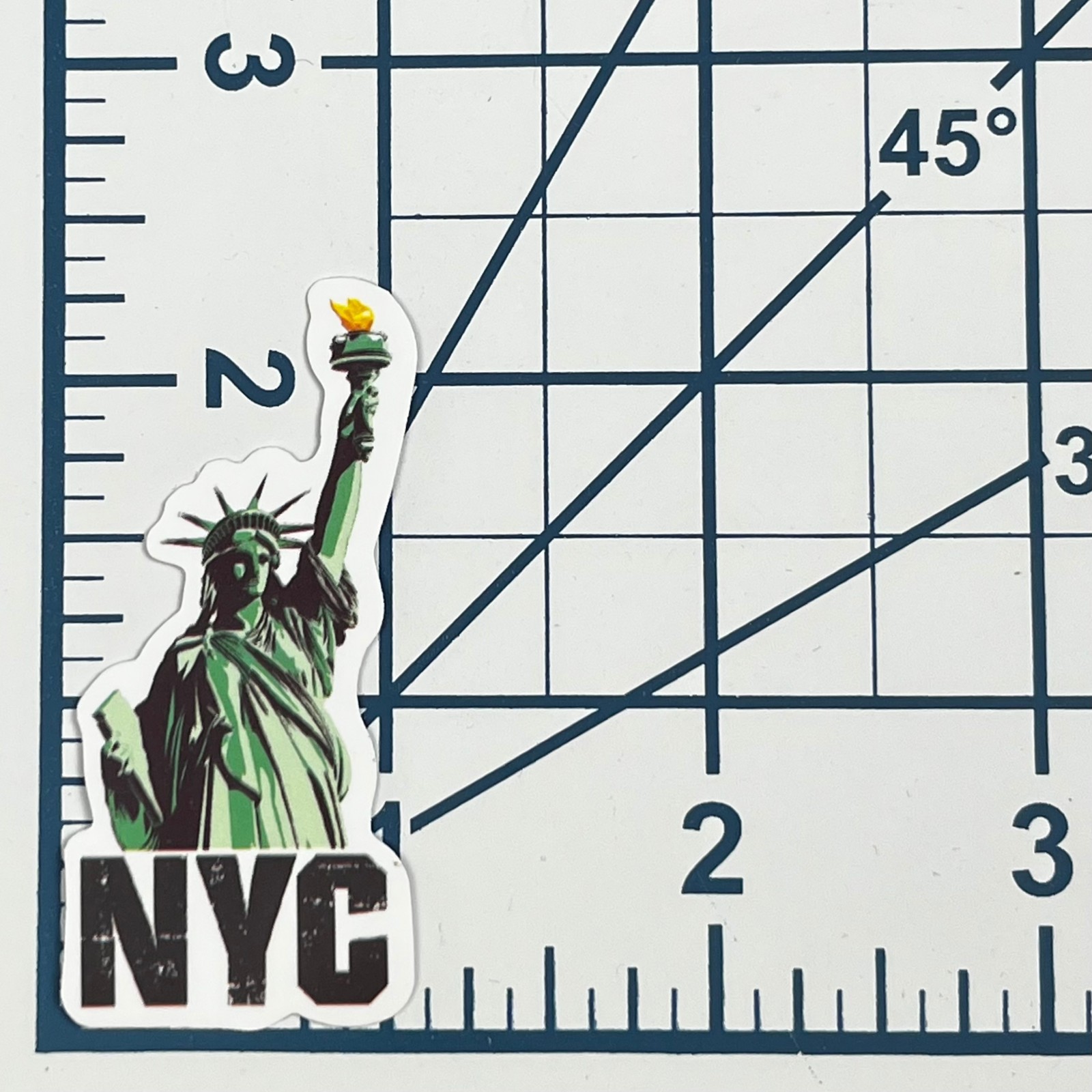Statue Of Liberty Vinyl Sticker NYC New York City Travel Souvenir Journal Art