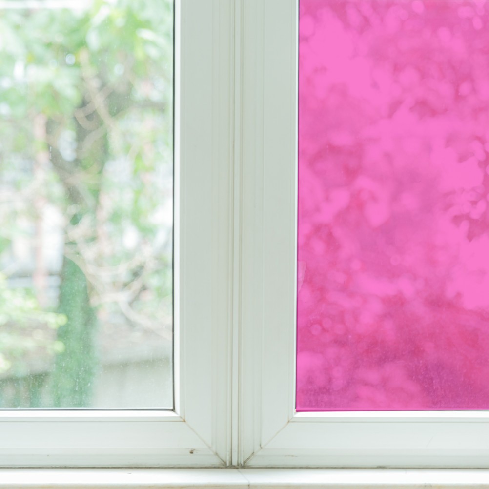 1 Roll Window Film: 3 m/118" Static Cling Window Stained Glass Film – Colored