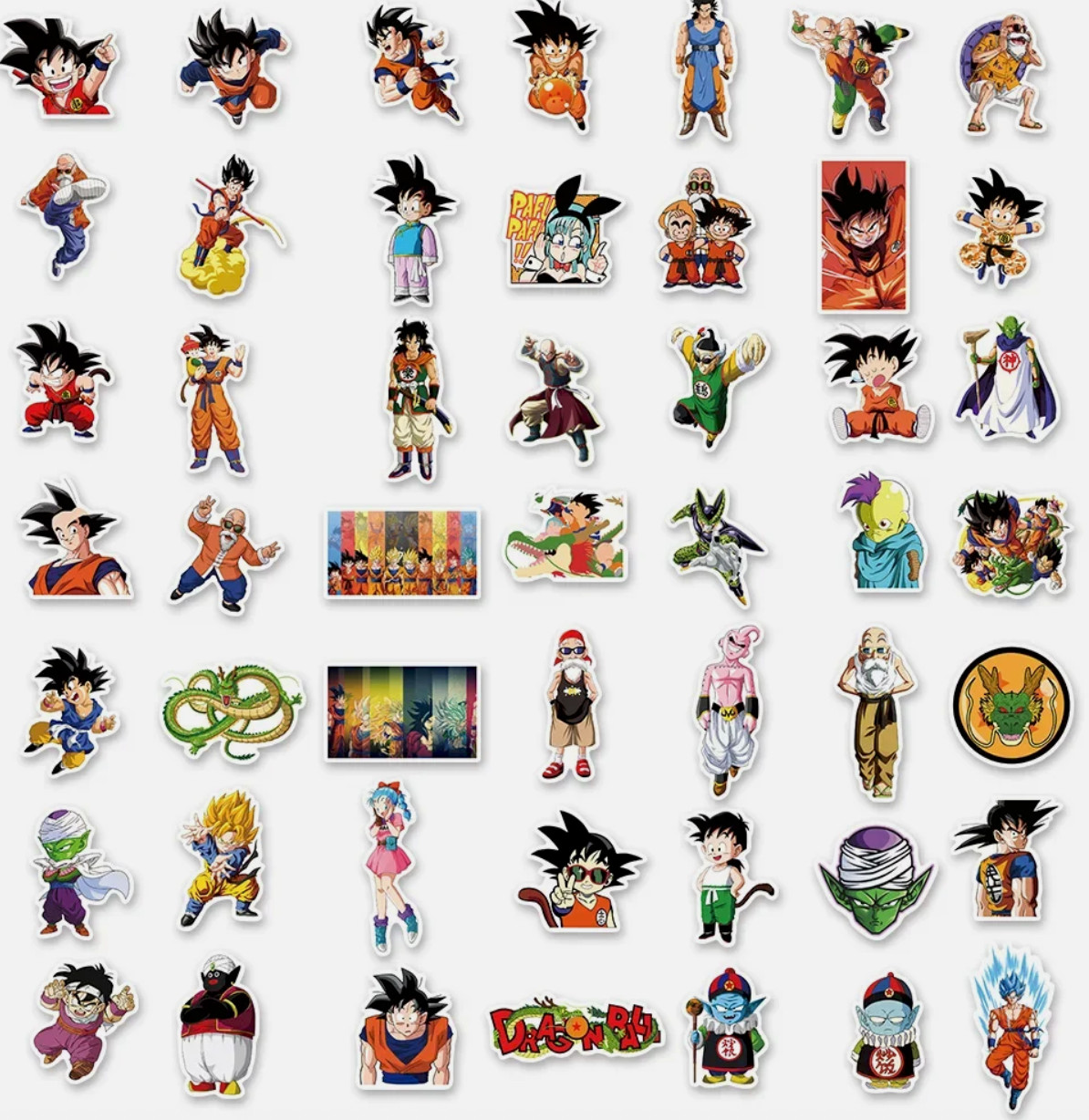 LOT OF 10 PCS random DRAGON BALL Z characters video game ohana Goku Vegeta PS