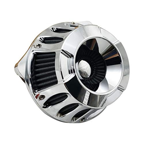 Air Cleaner Harley Filter Motorcycle Intake CNC Cut Kit for Fitment – B Chrome