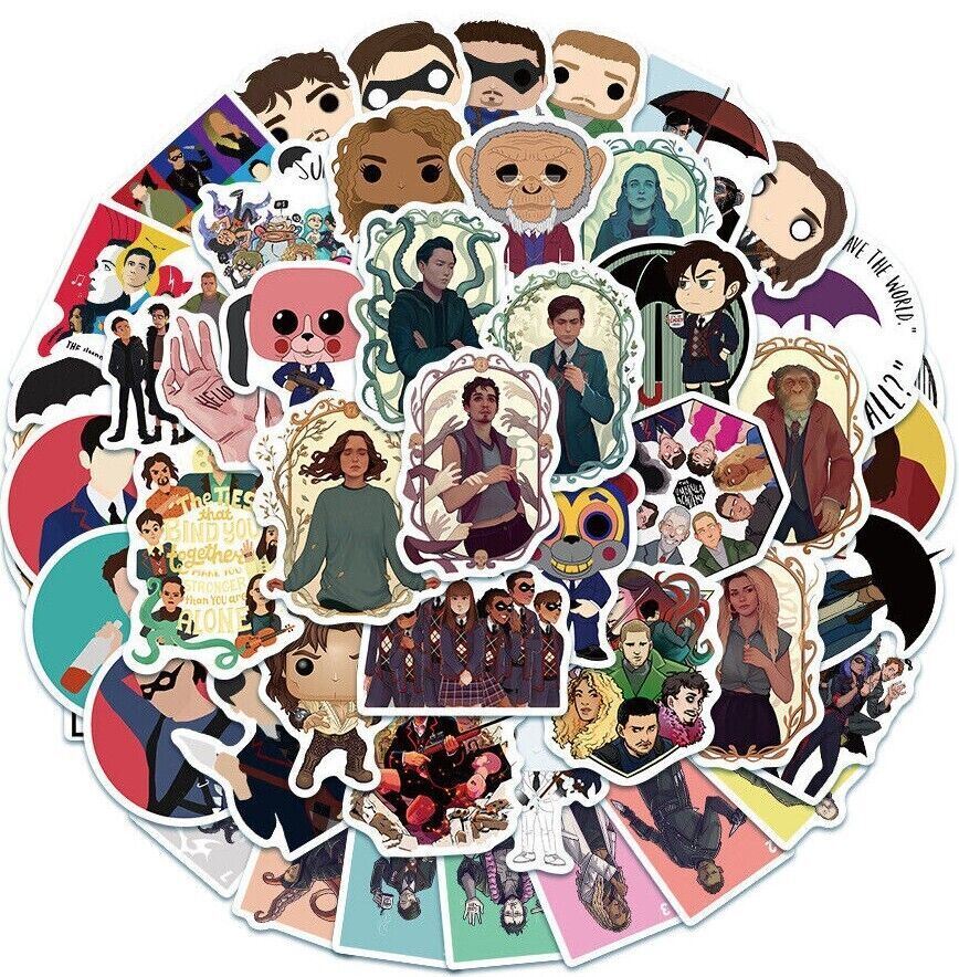 UMBRELLA ACADEMY Stickers [C] #1 2 3 4 5 6 POGO The TV Show ~ VINYL Waterproof