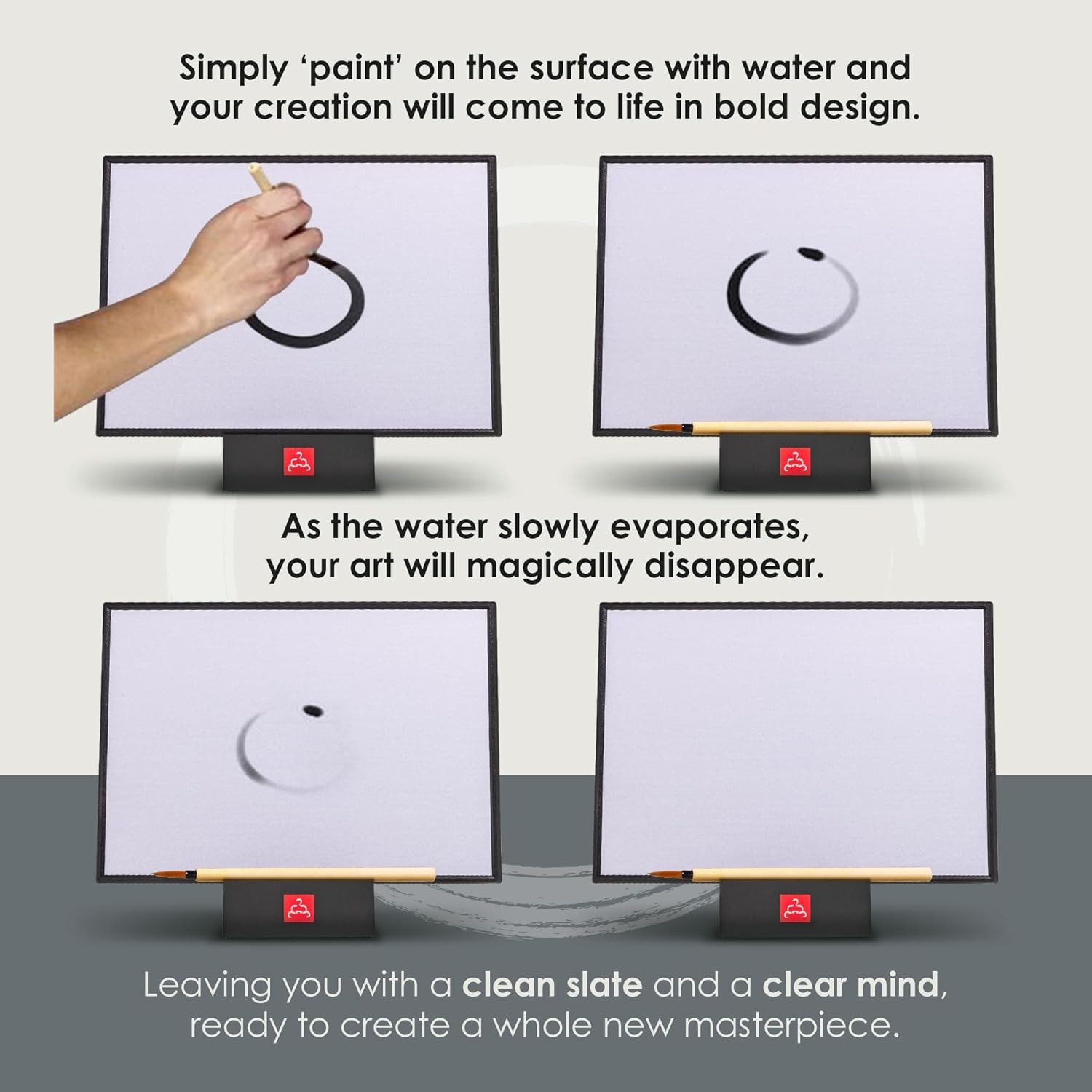 Buddha Board Original Water Painting Art Board Set Mindfulness Creative Zen