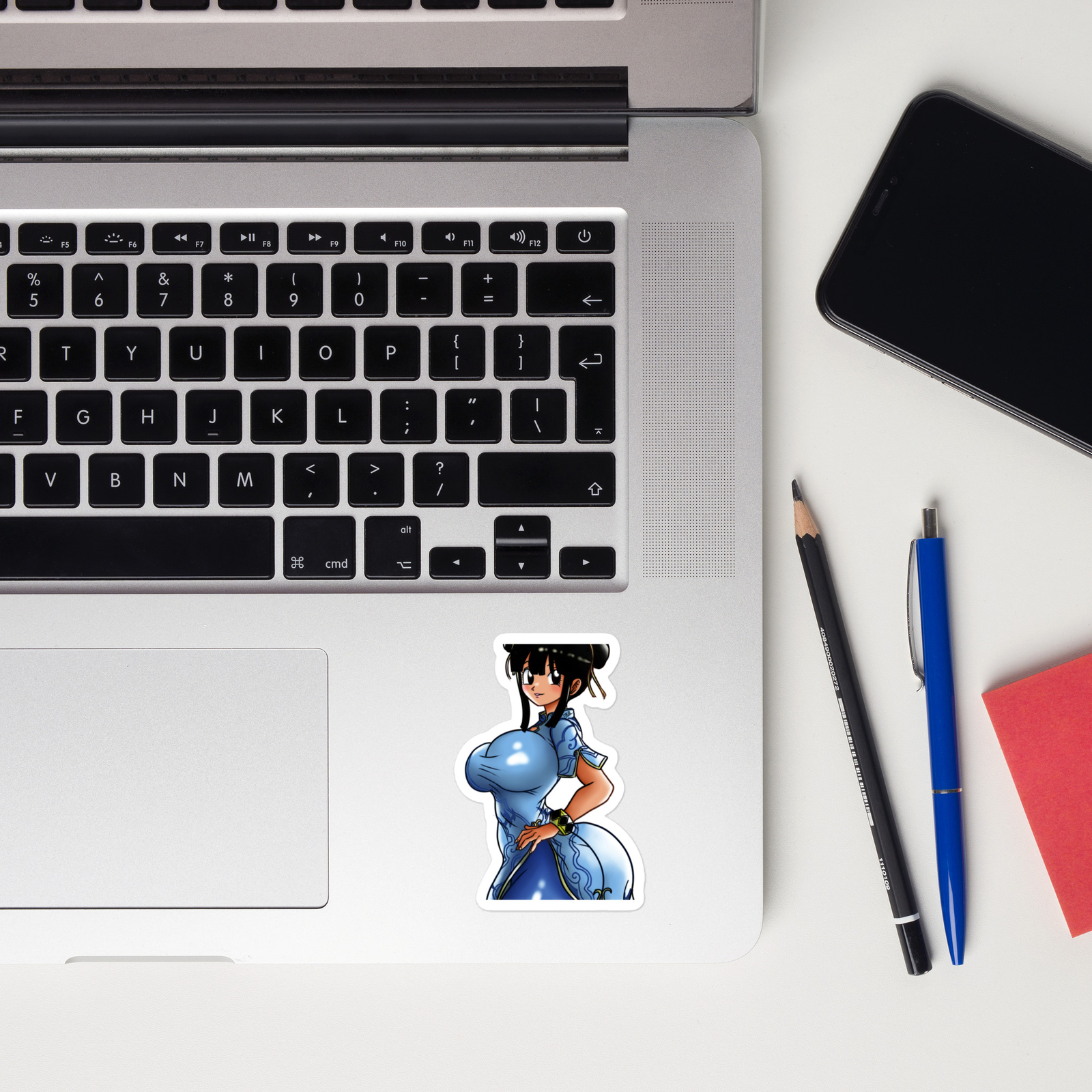 ChiChi Li Sticker- Anime Girl Digital Art Sticker By Artist FlameMasterZ