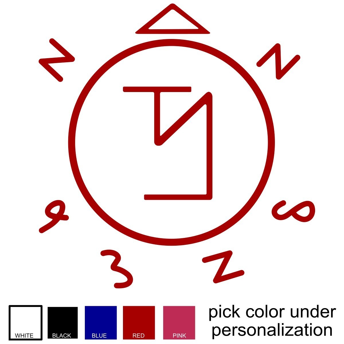 Angel Banishing Symbol – Supernatural Wall Vinyl Decal/Sticker -large size
