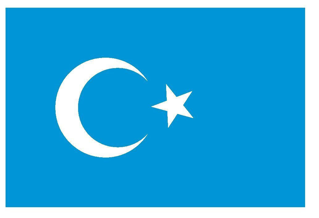 East Turkestan International Flag Sticker Decal F144