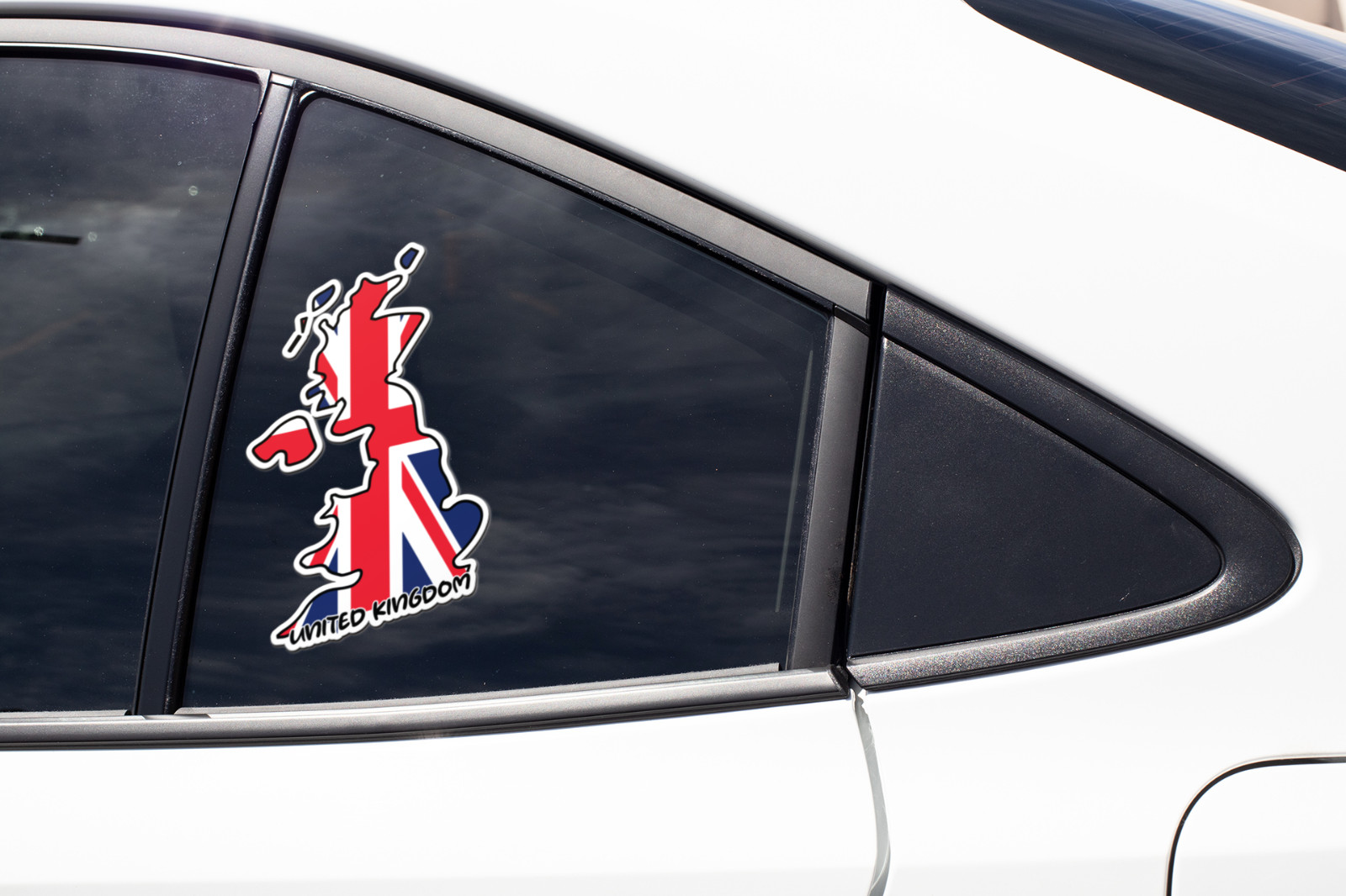 United Kingdom Map Flag Sticker Decal
