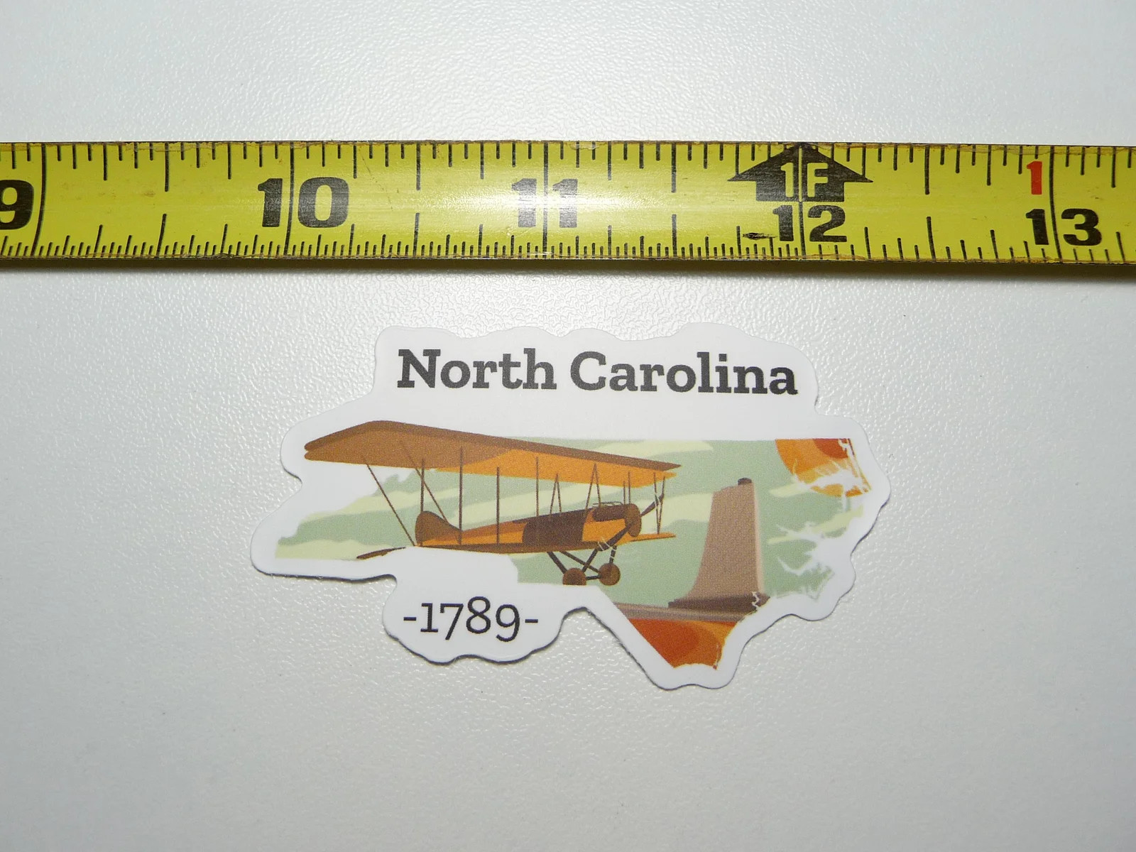 NORTH CAROLINA SMALL STICKER DECAL STATE PRIDE BIRTH TRAVEL VACATION TRIP USA