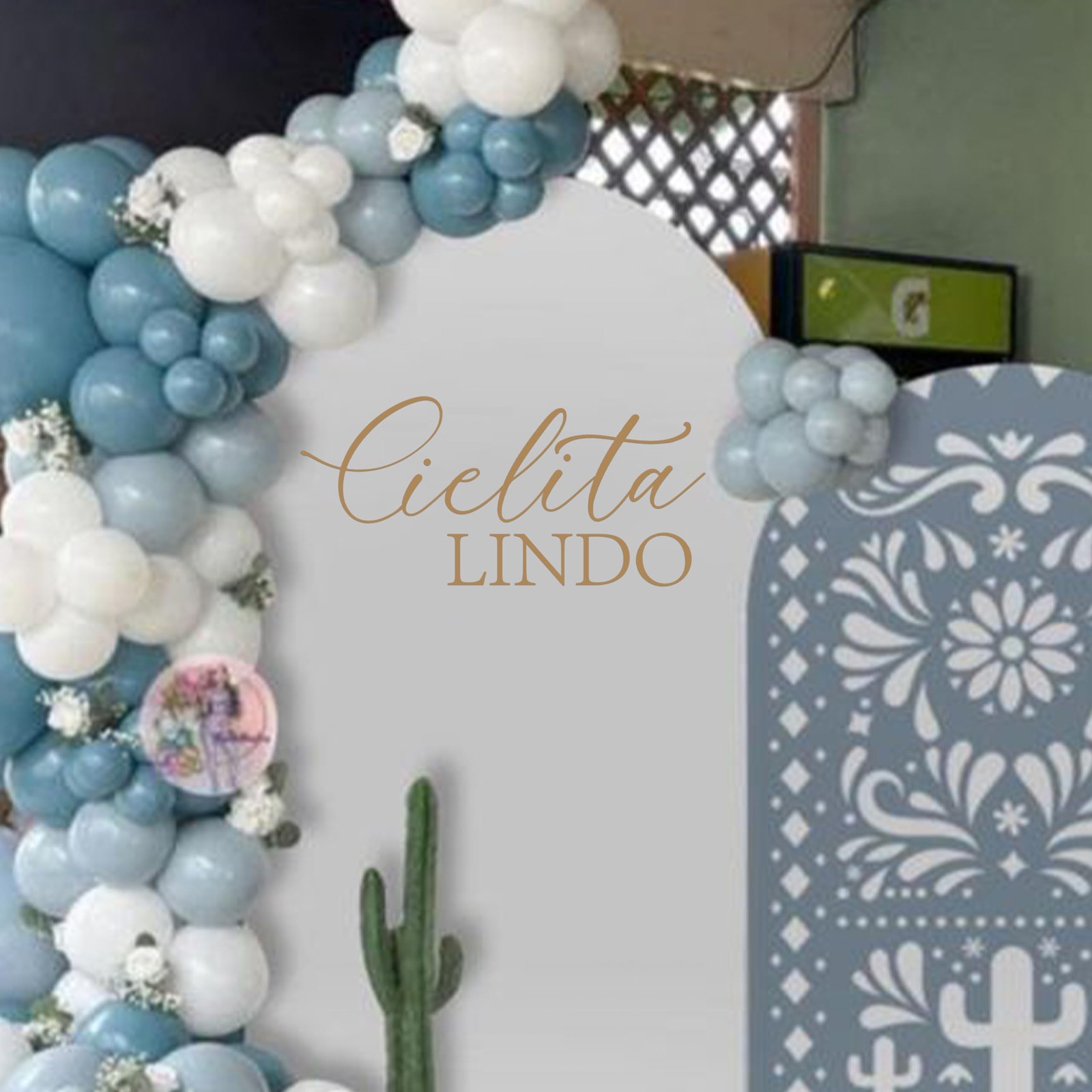 Cielita Lindo Wall Decal – Elegant Script Party Backdrop Decor for Bridal Sho…