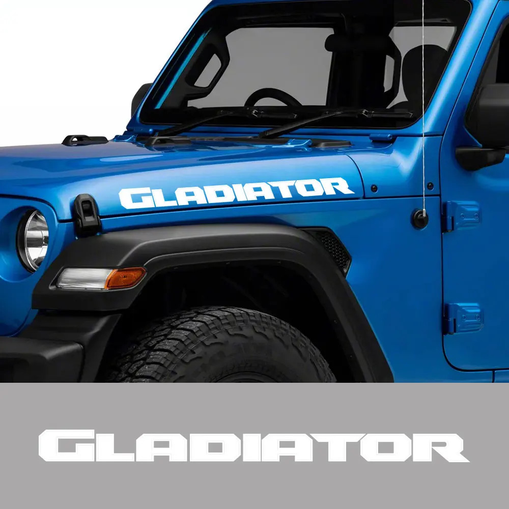 Aftermarket Hood & Side Decal for Jeep Gladiator JT | Engine Hood Truck Sticker