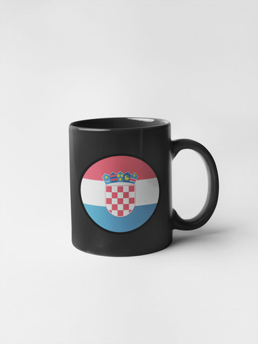 Croatia Flag Circle Sticker Decal