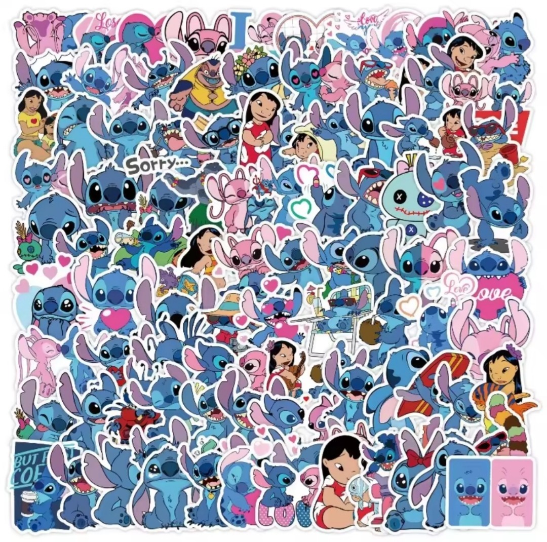 10 PCS Mini Disney Lilo And Stitch Stickers BRAND NEW