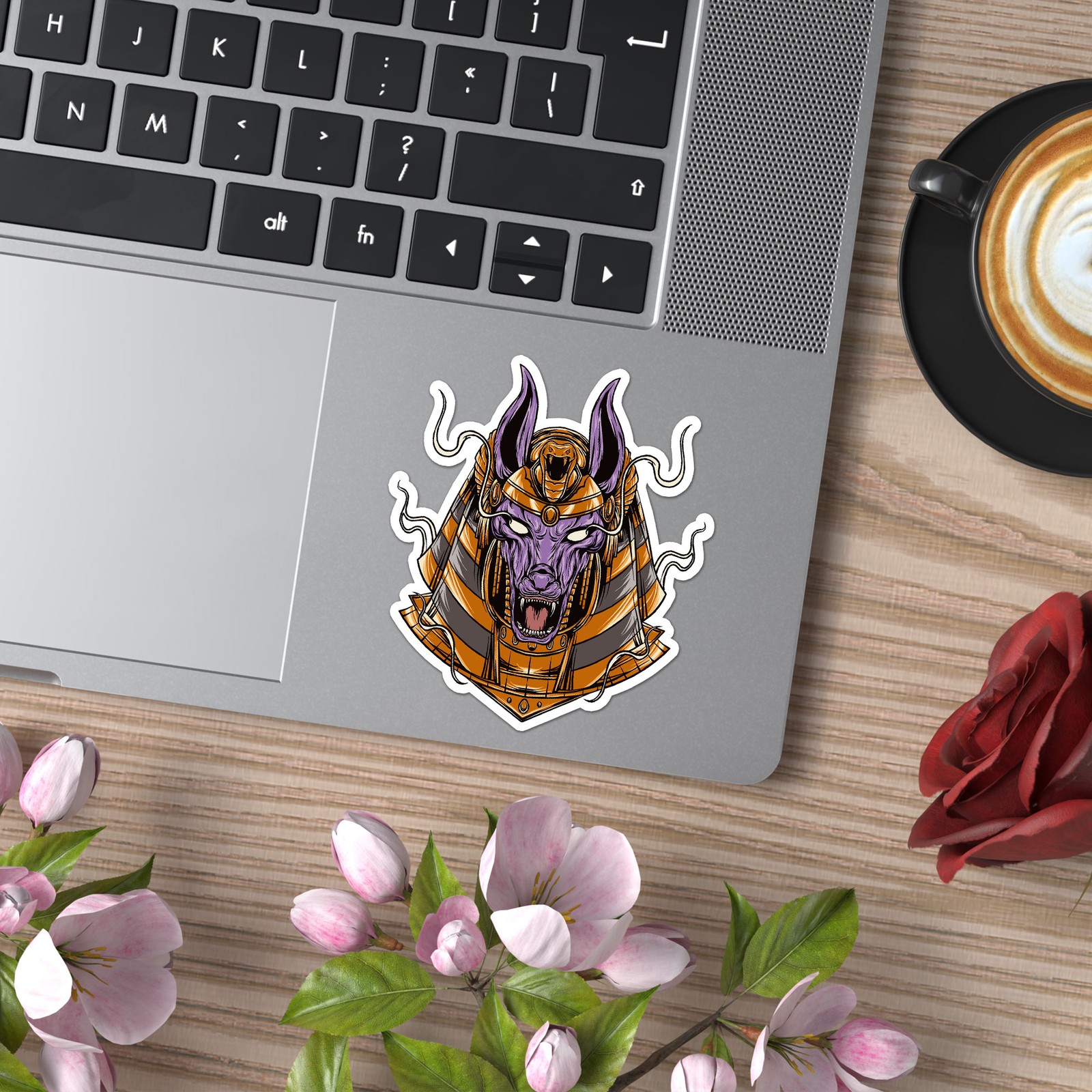 Anubis Egyptian God – Vinyl Decal Sticker – Car Window Laptop – ebn8998