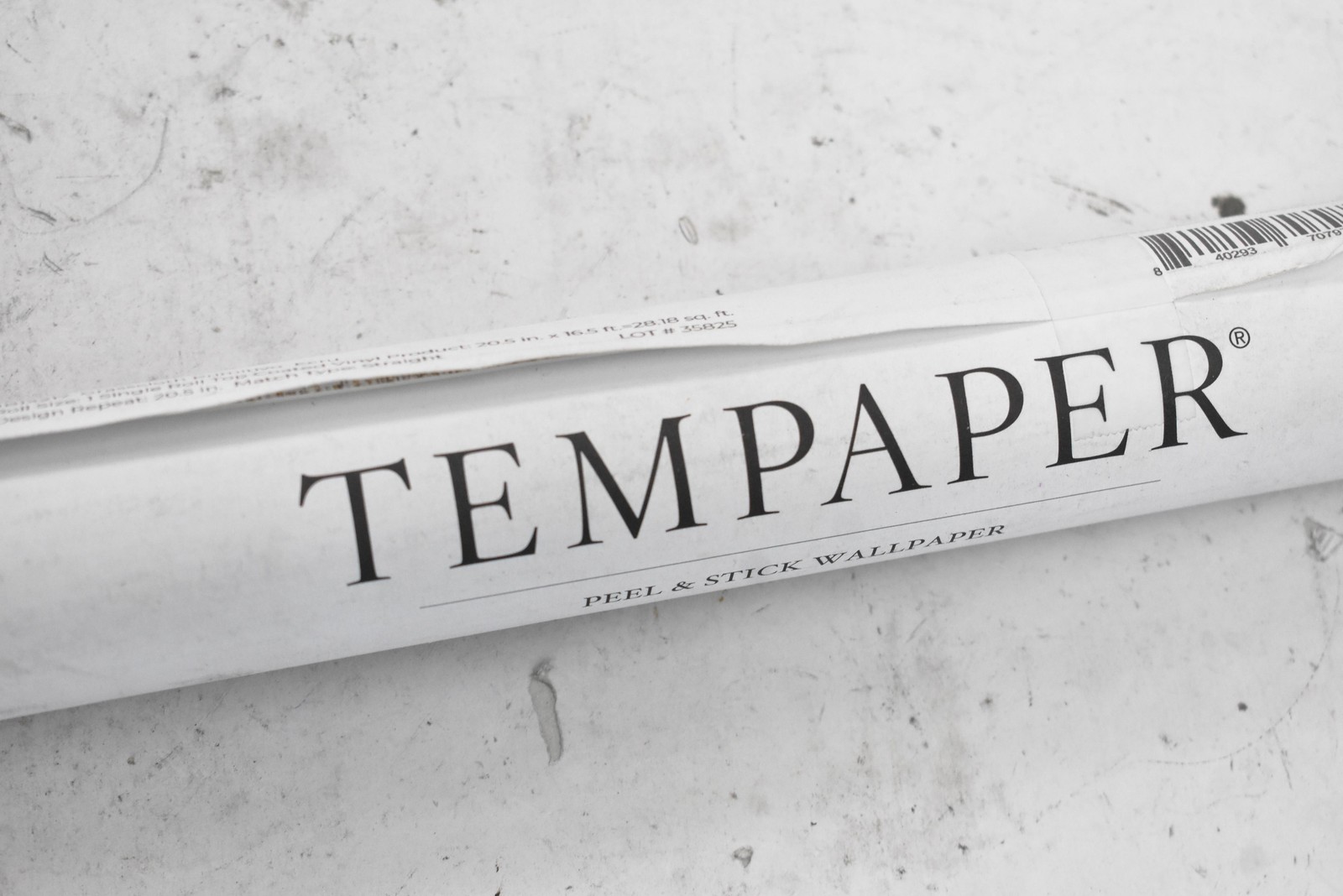 TEMPAPER Peel & Stick Contact Paper Grasscloth Primitivo Ecru Beige Large