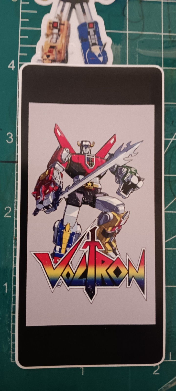 VOLTRON STICKER X VOLTRON HIGH-GLOSS HIGH MIRROR VYNIL DIE-CUT STICKER X 4X4 INC