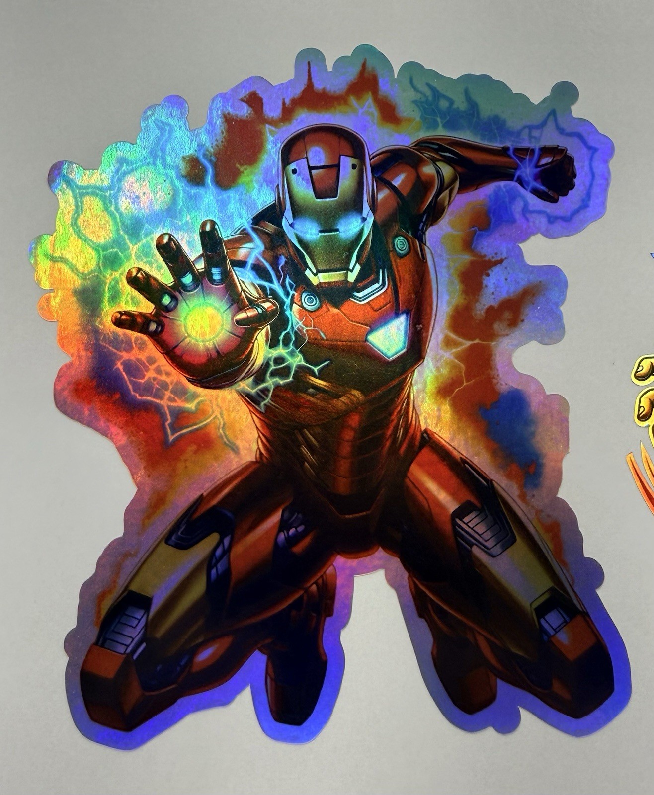 Iron Man Holographic Vinyl Decal