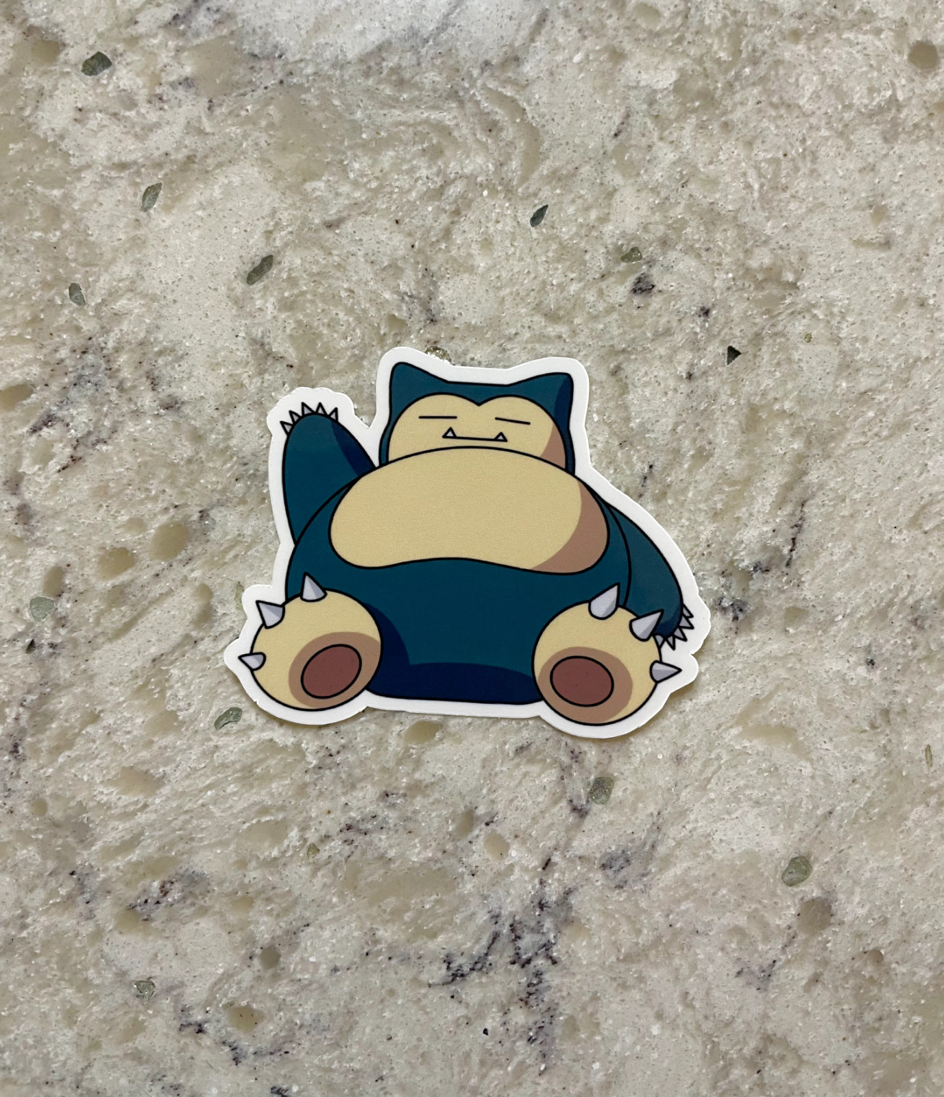 Snorlax Pokemon Sticker l Gloss or Holographic Laminate l Waterproof Decal