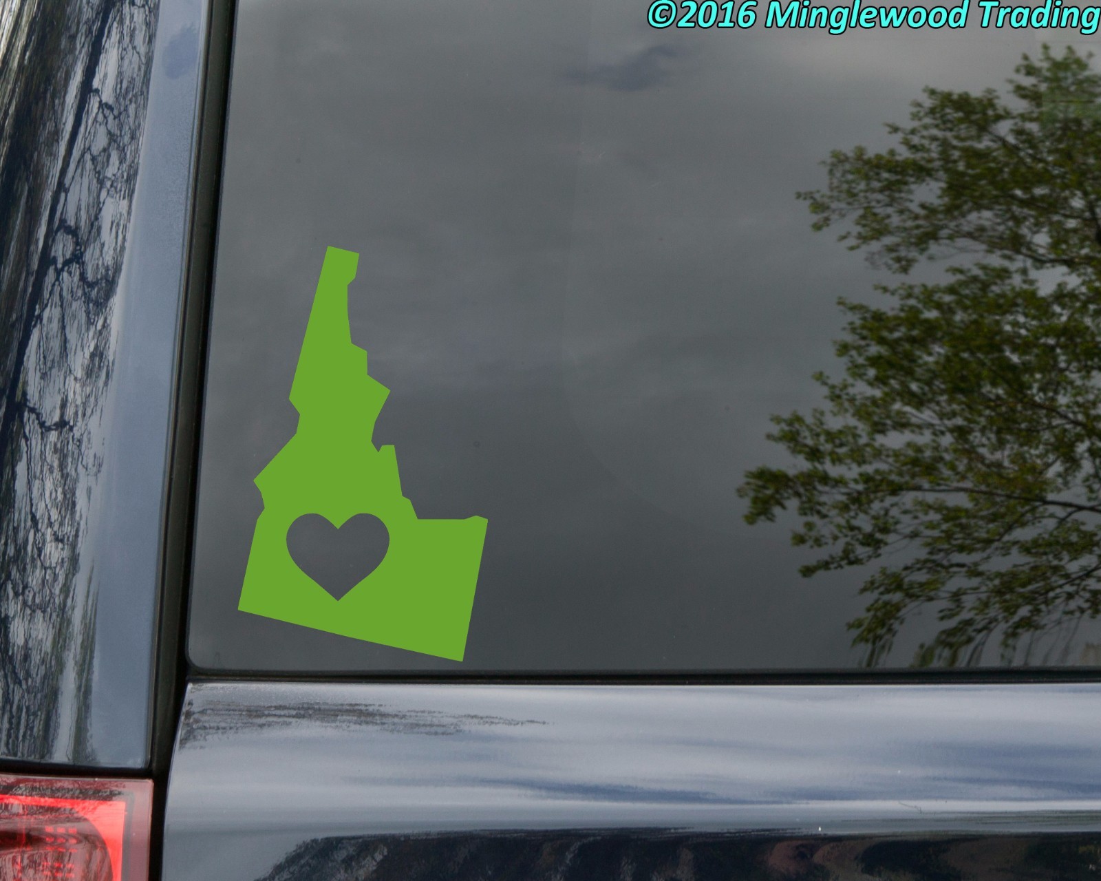 IDAHO HEART State Vinyl Decal Sticker 6" x 3.5" Love ID – FREE SHIPPING