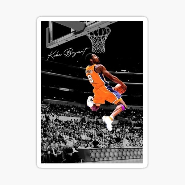 Kobe Bryant black mamba Sticker Gloss Laminate l Waterproof uv resistant