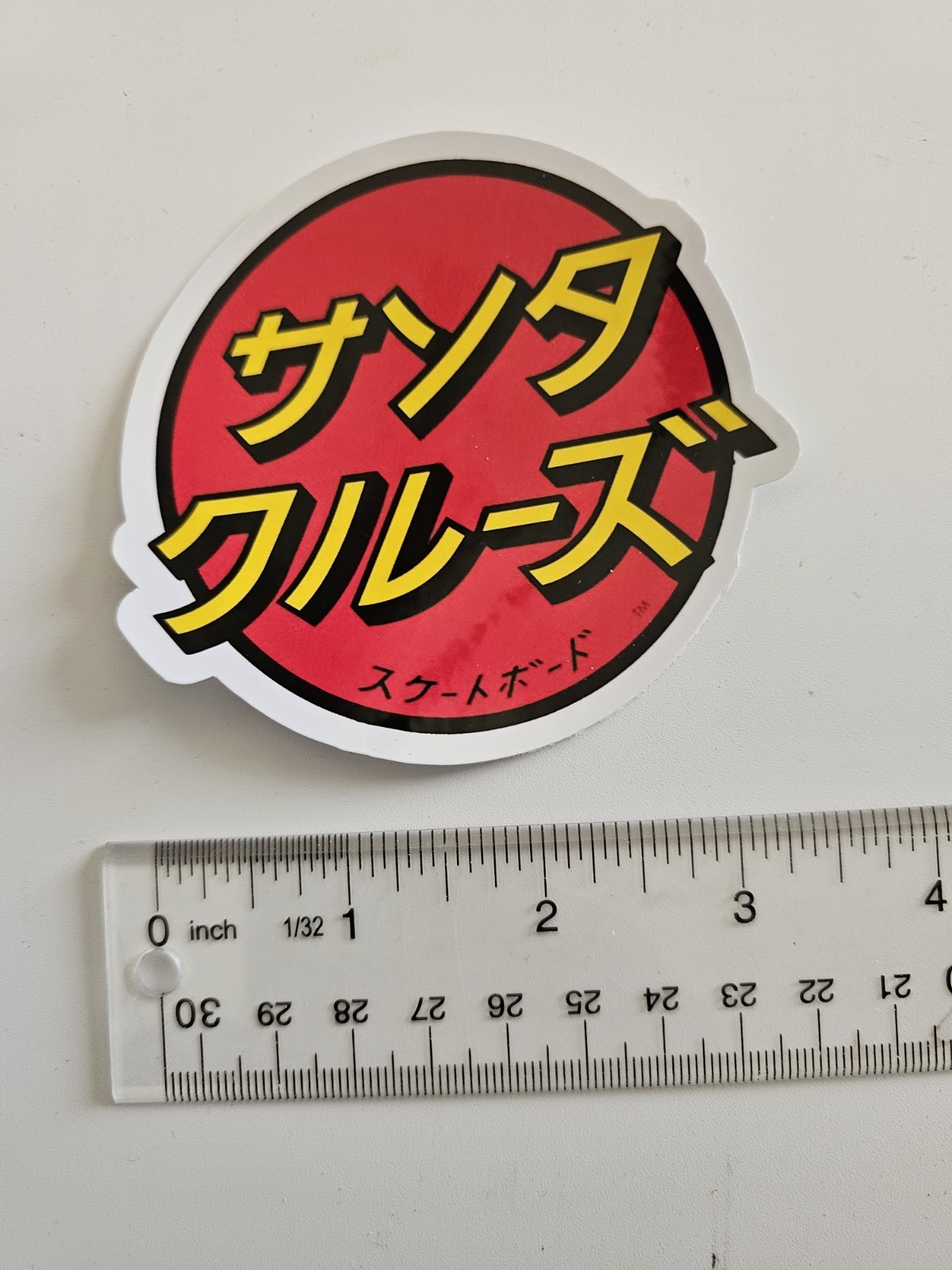 Japanese Santa Cruz Sticker