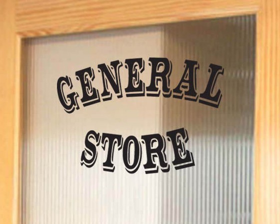 General Store Pantry Kitchen Vinyl Wall Quote Sticker Decal
