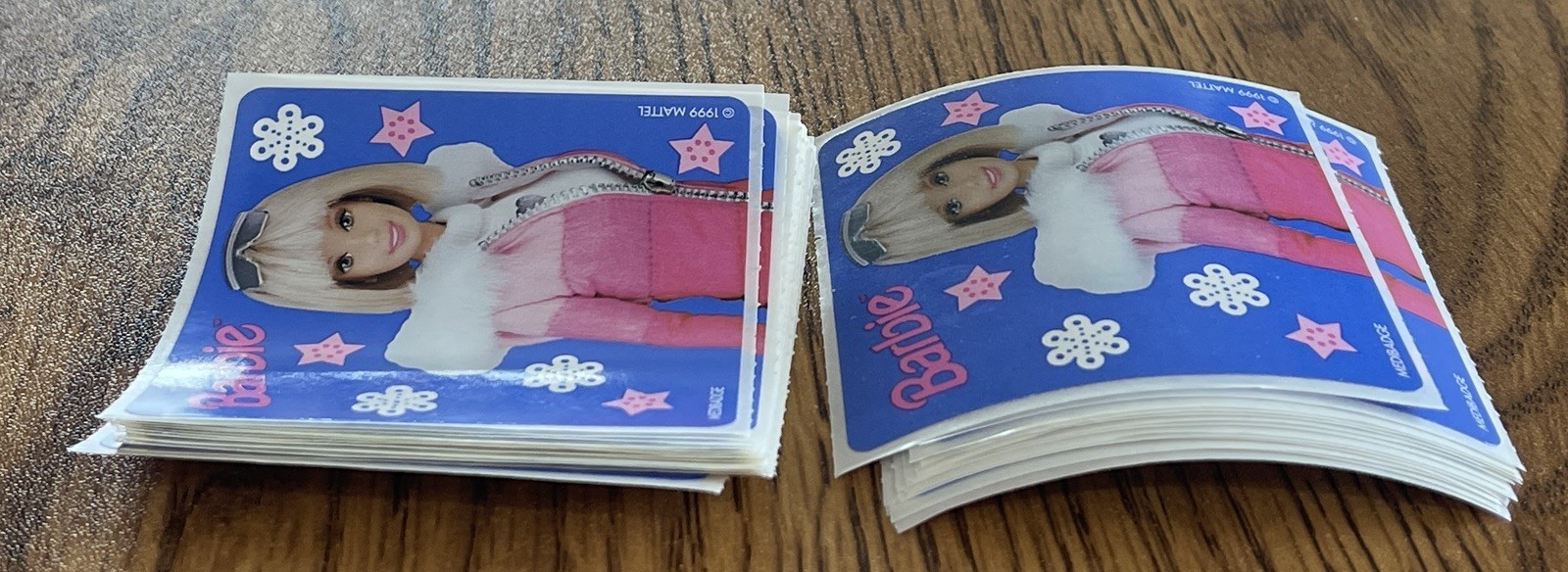 28 Barbie Stickers 1999 Mattel 2.5×2.5 Ski Jacket Sunglasses Snow Winter VTG Lot