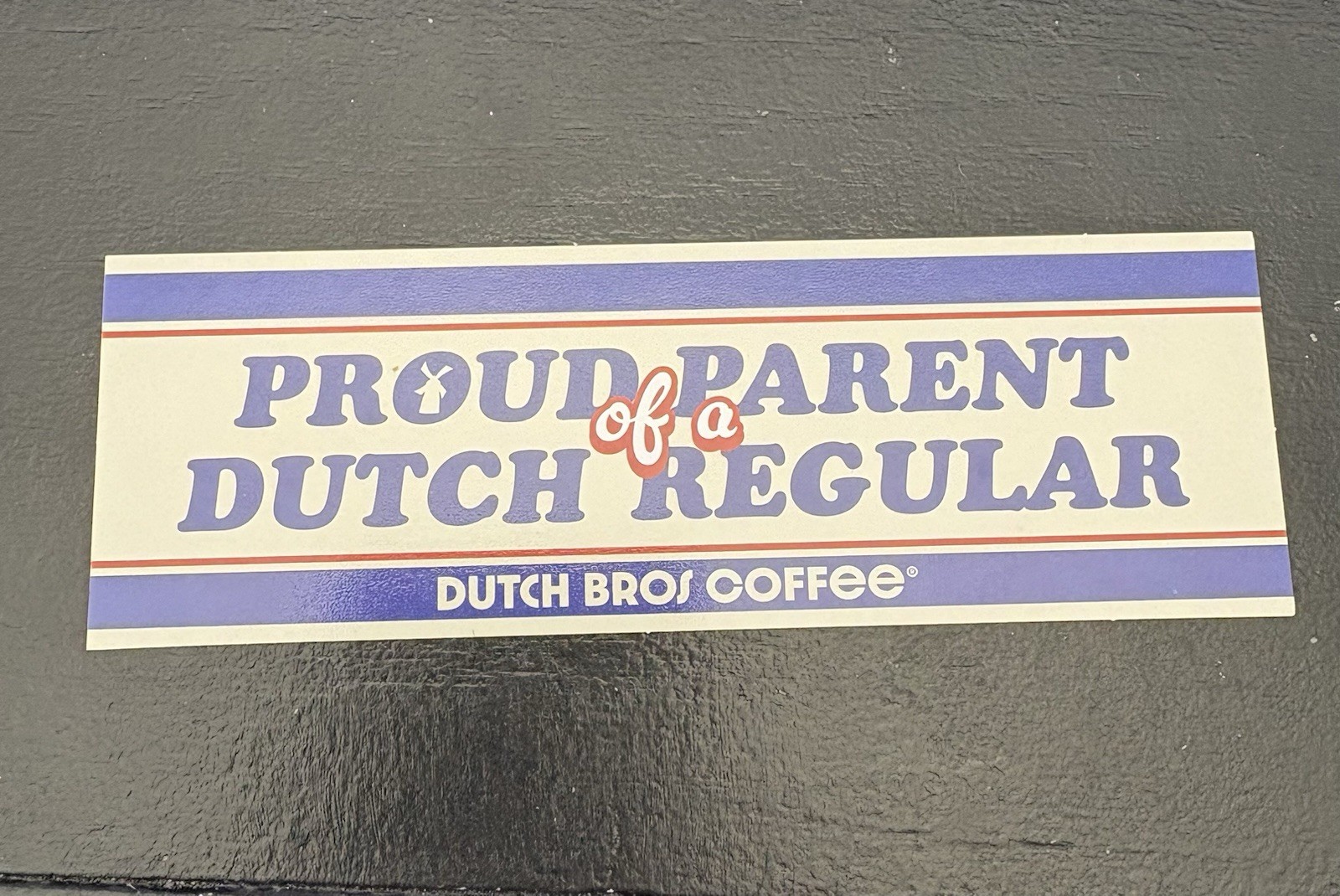 NEW Dutch Bros Proud Parent Of A Dutch Regular Logo Sticker 2026