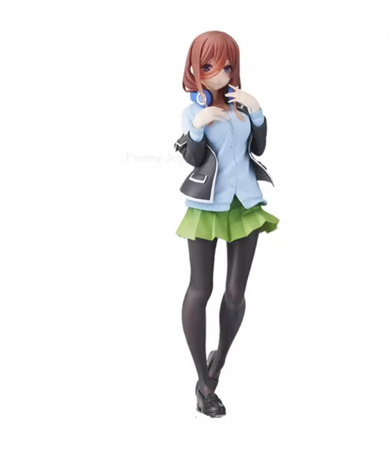 Cute Nakano Miku Nino Cat Figure 7in – Anime Quintessential Quintuplets Gift Toy