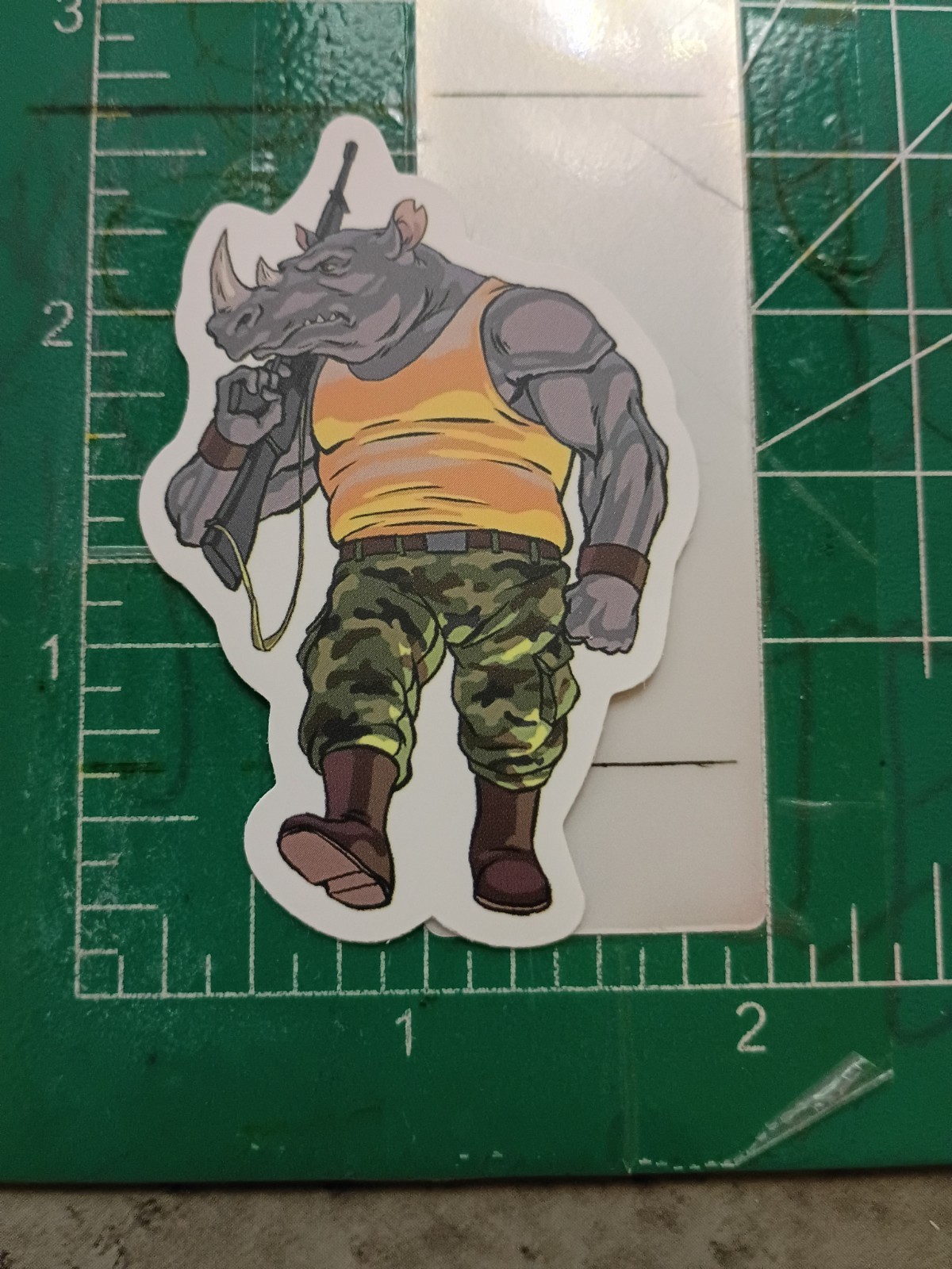 TMNT STICKER X 2×2 INCHES, VYNIL HIGH GLOSS STICKER X SMALL SIZE STICKER