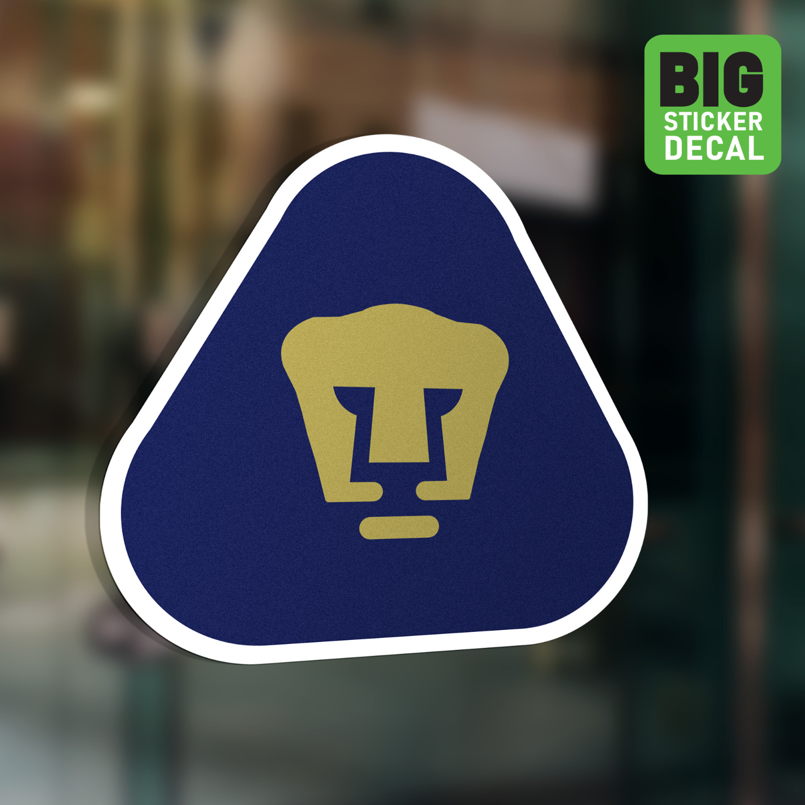 Pumas UNAM Mexico Big Laminated Vinyl Sticker Car Decal Calcomania Carro