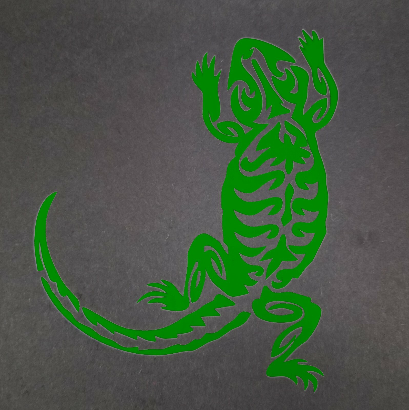 Lizard Tribal Decal Sticker CNC Cut Choose from 6 colors! FreeShip!