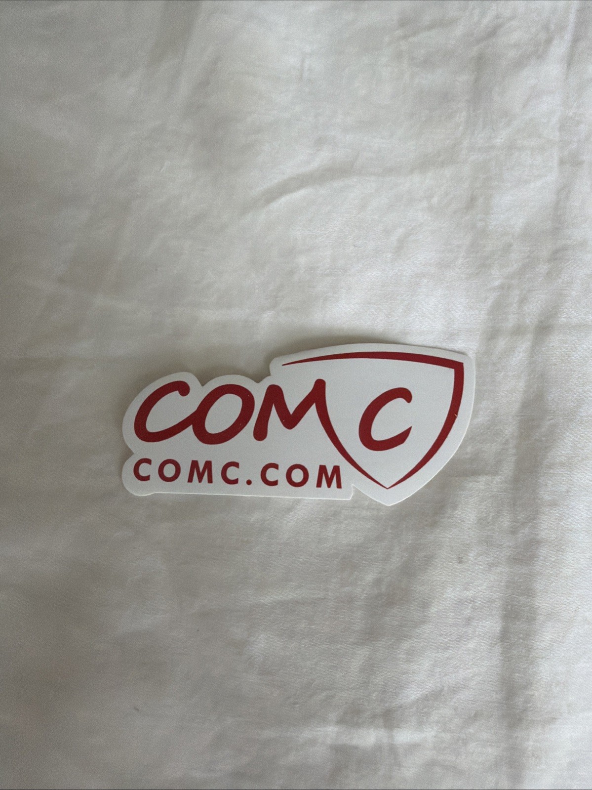 COMC Small 3"x1.25" Logo Sticker Promo NEW Unused Check Out My Cards