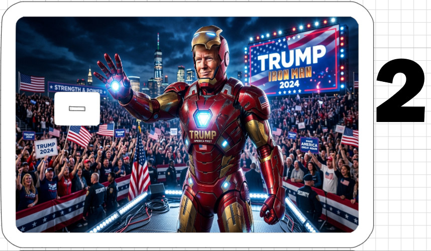 Superhero Trump Credit ATM Debit Gift Card Skin Sticker Avengers Hulk Iron Man