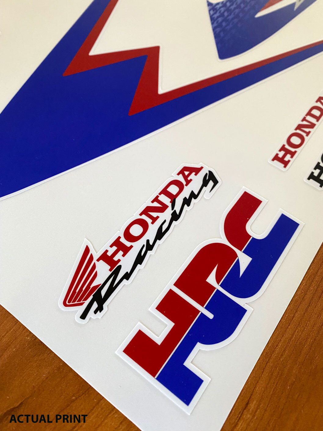 2014 Honda TRX450R Decal Graphic Sticker OEM kit Plastic Kit Emblem Red blue 450