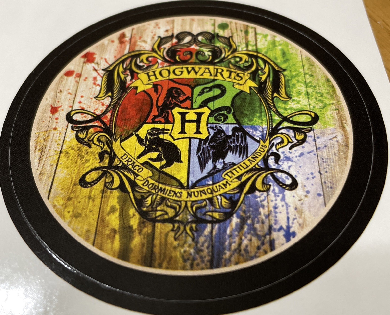 (Peel & Stick) Sticker: HARRY POTTER – Hogwarts School Crests Logo