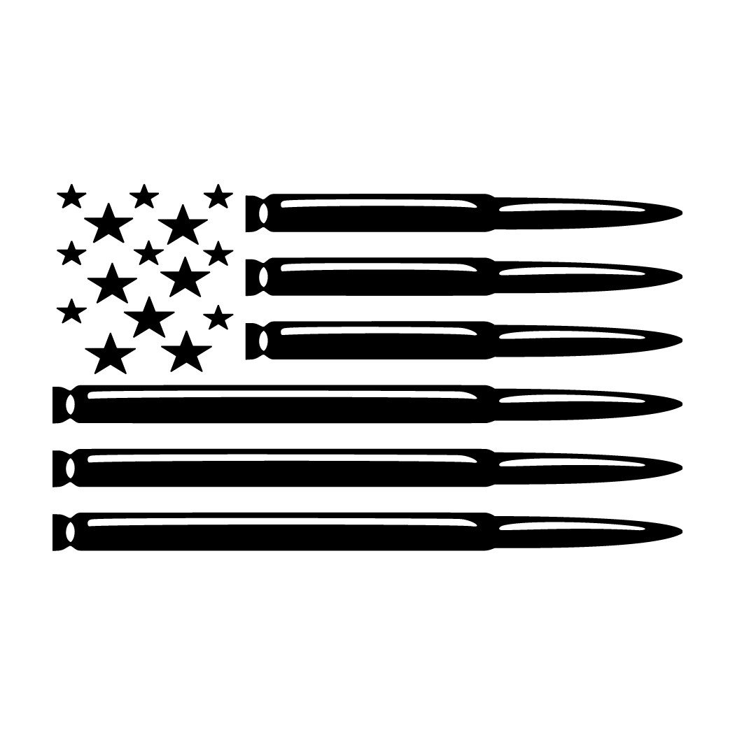 American Bullet Flag Made in USA Multiple colors