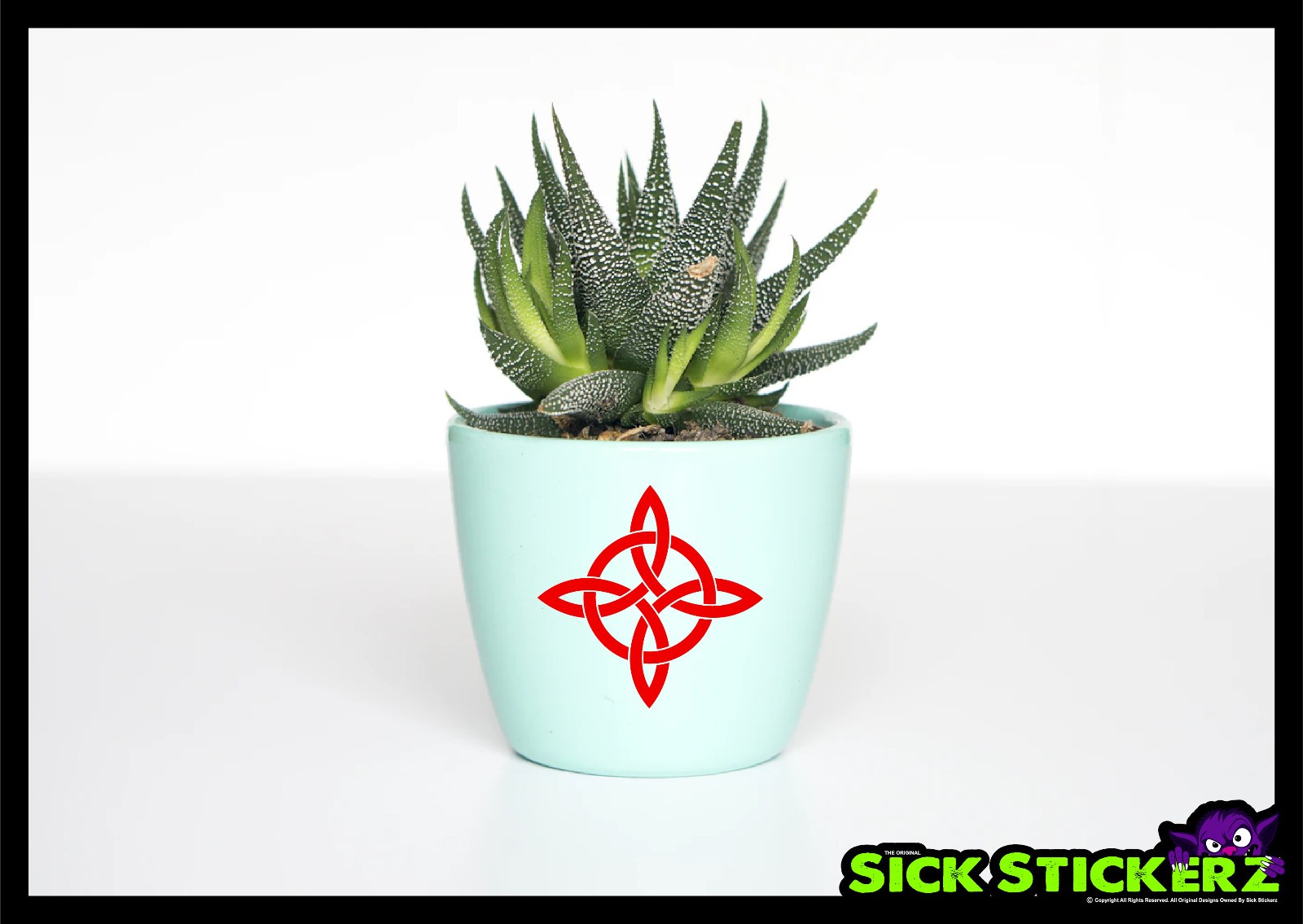 Wiccan Symbol Protection Sticker Decal Cars Emo Goth Witch Warlock Witchcraft