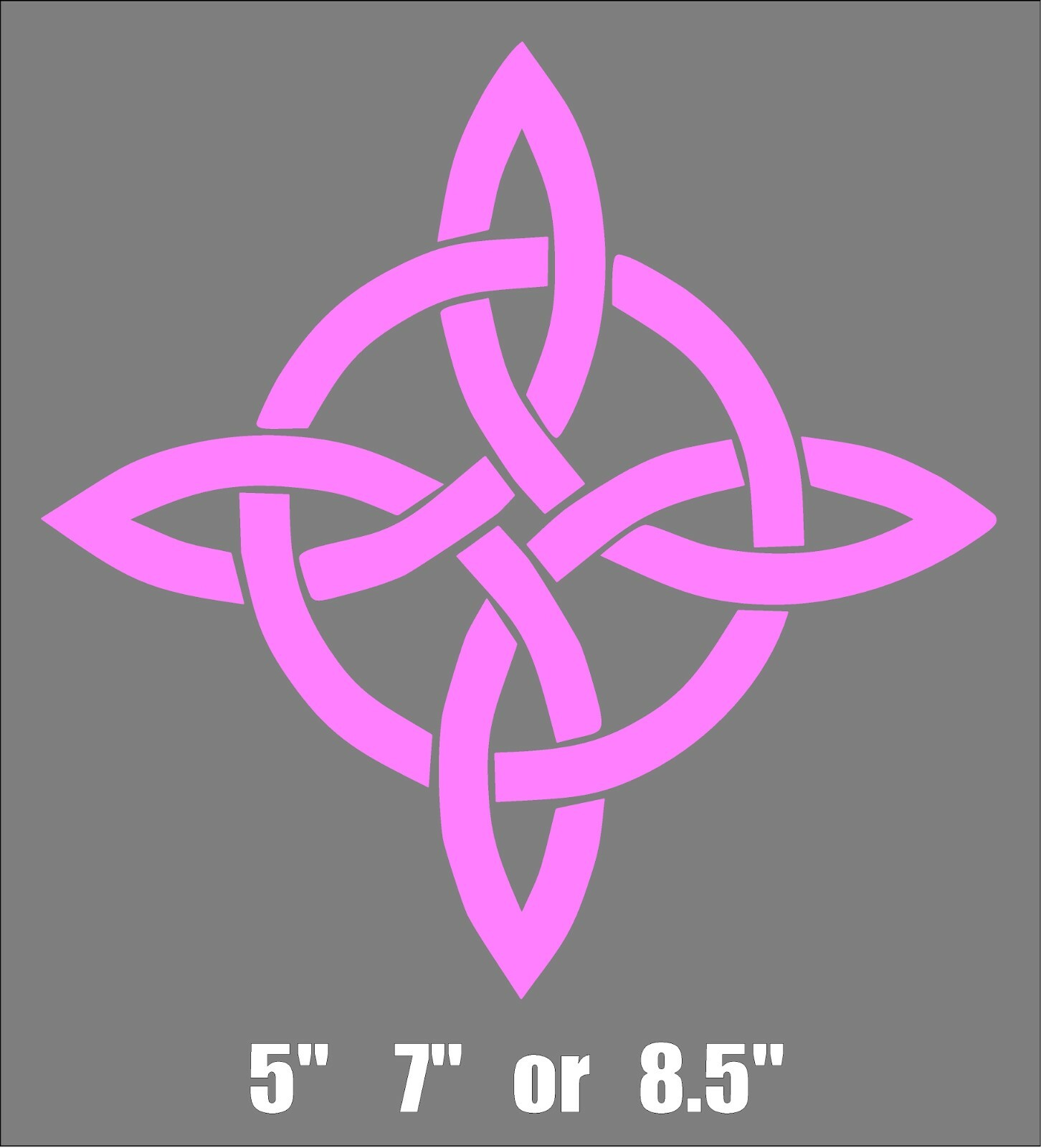 Witch Knot Decal Wicca Wiccan Pagan Witches car window vinyl altar sticker